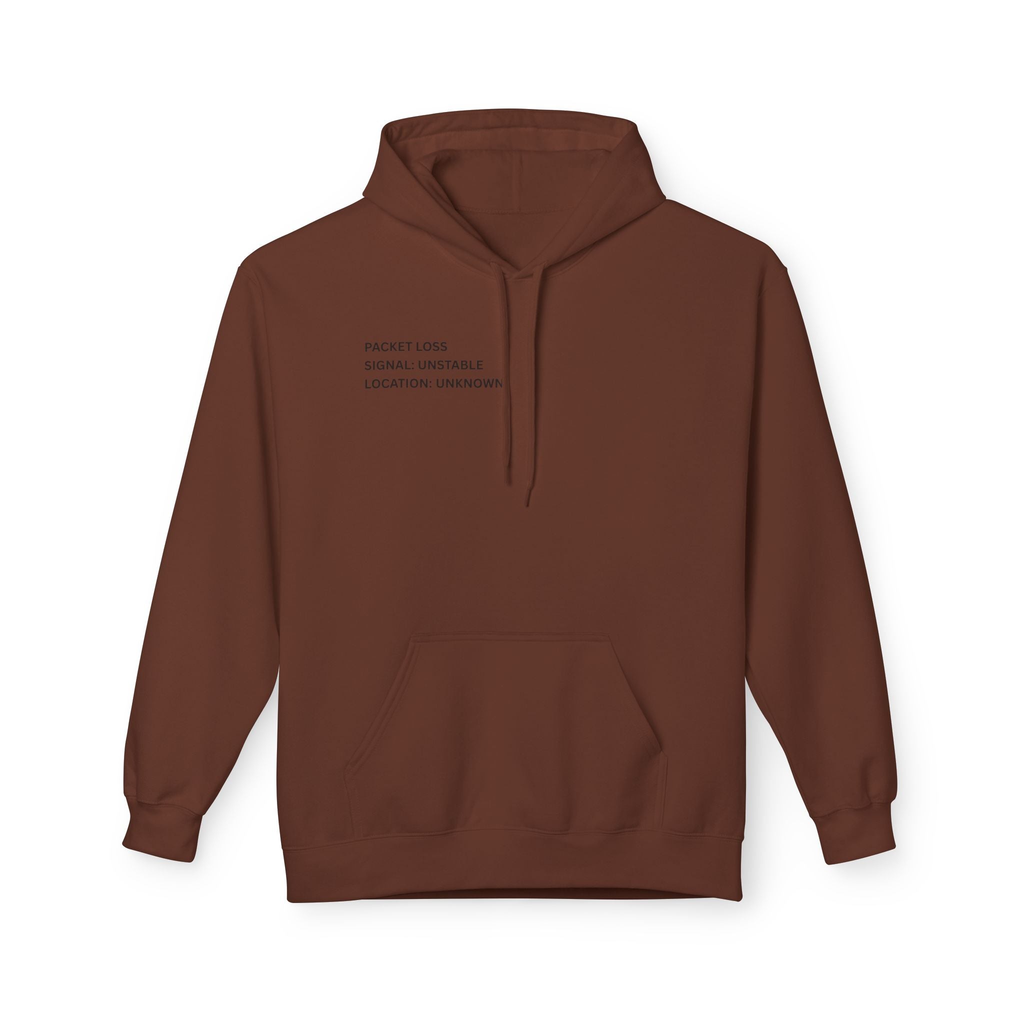 Connected to WiFi, Disconnected from Reality Hoodie – Minimal World Map Tech Travel Pullover