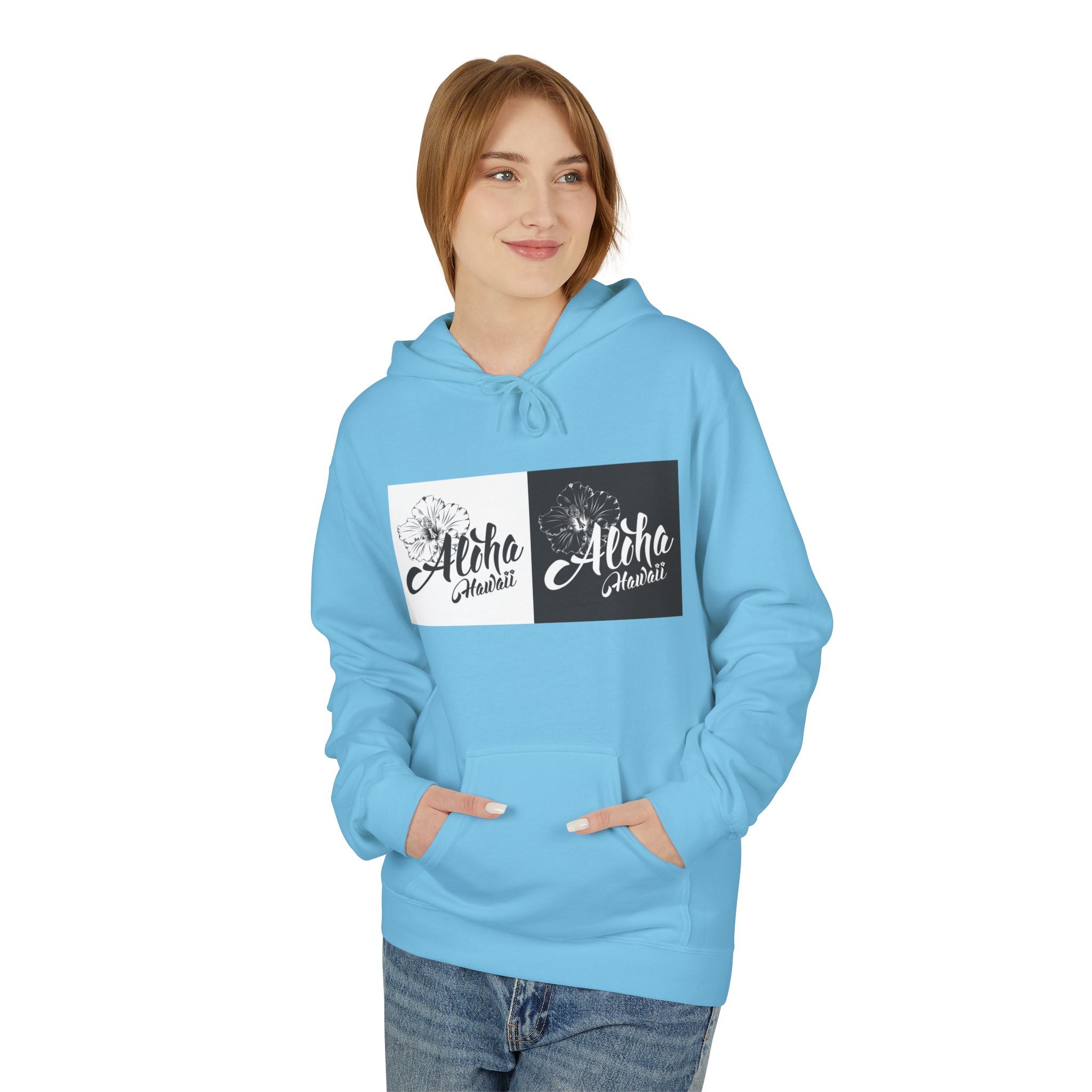 Aloha Adventure Hoodie — "Currently Somewhere Warm" Tropical Graphic Hoodie