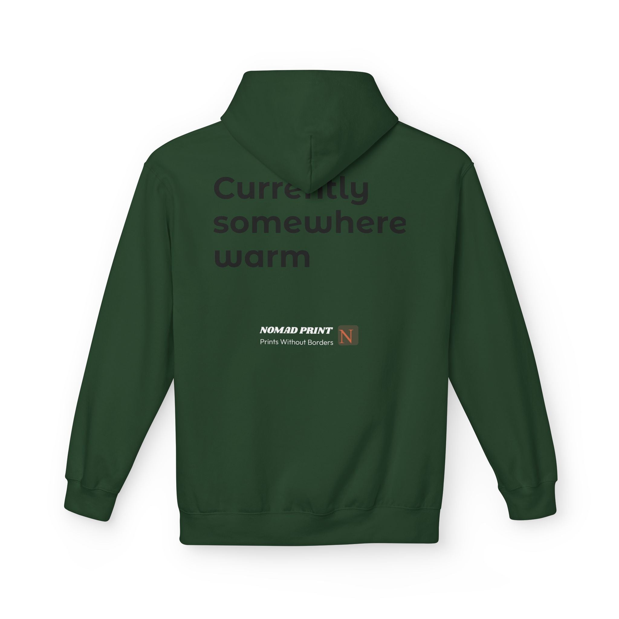 Aloha Adventure Hoodie — "Currently Somewhere Warm" Tropical Graphic Hoodie