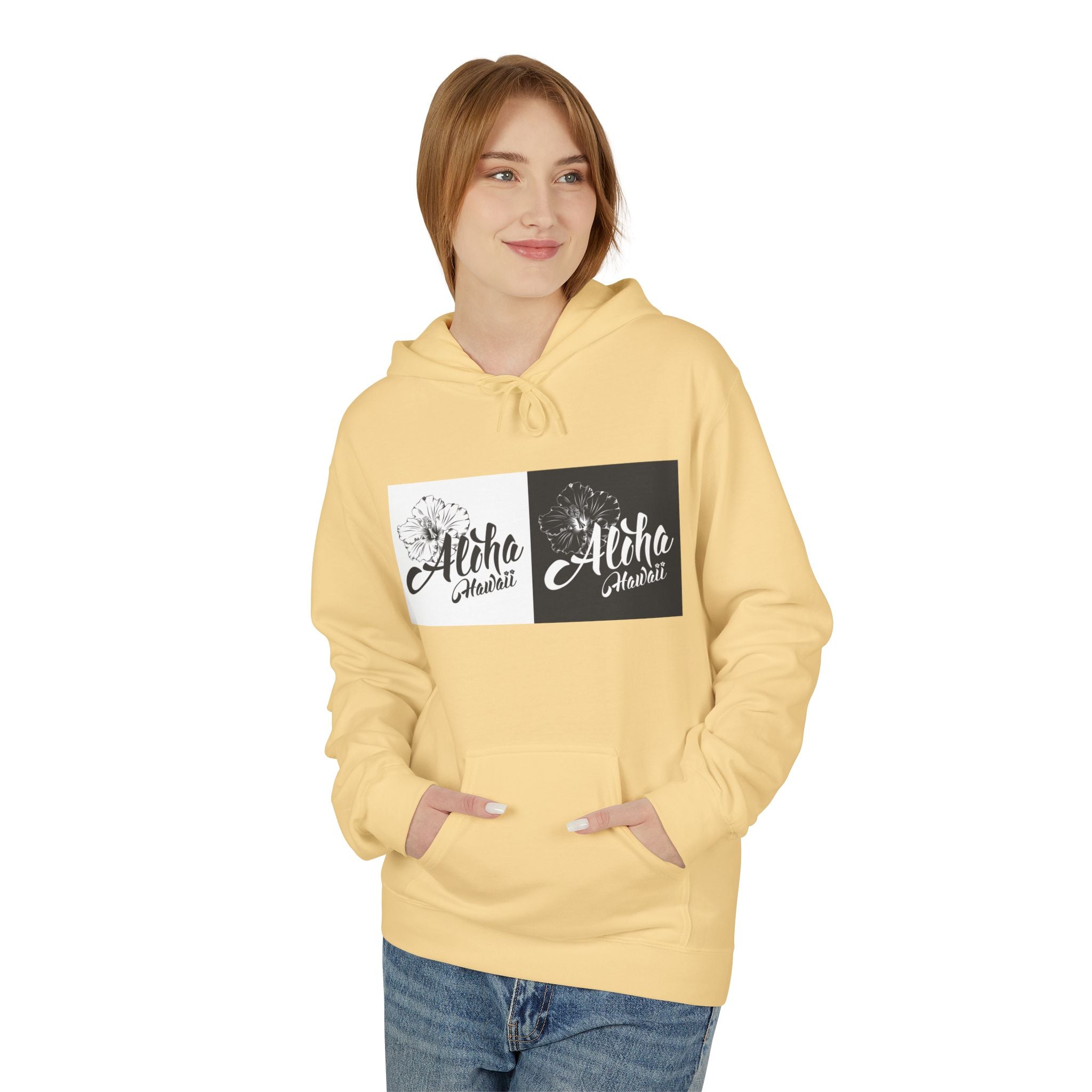 Aloha Adventure Hoodie — "Currently Somewhere Warm" Tropical Graphic Hoodie