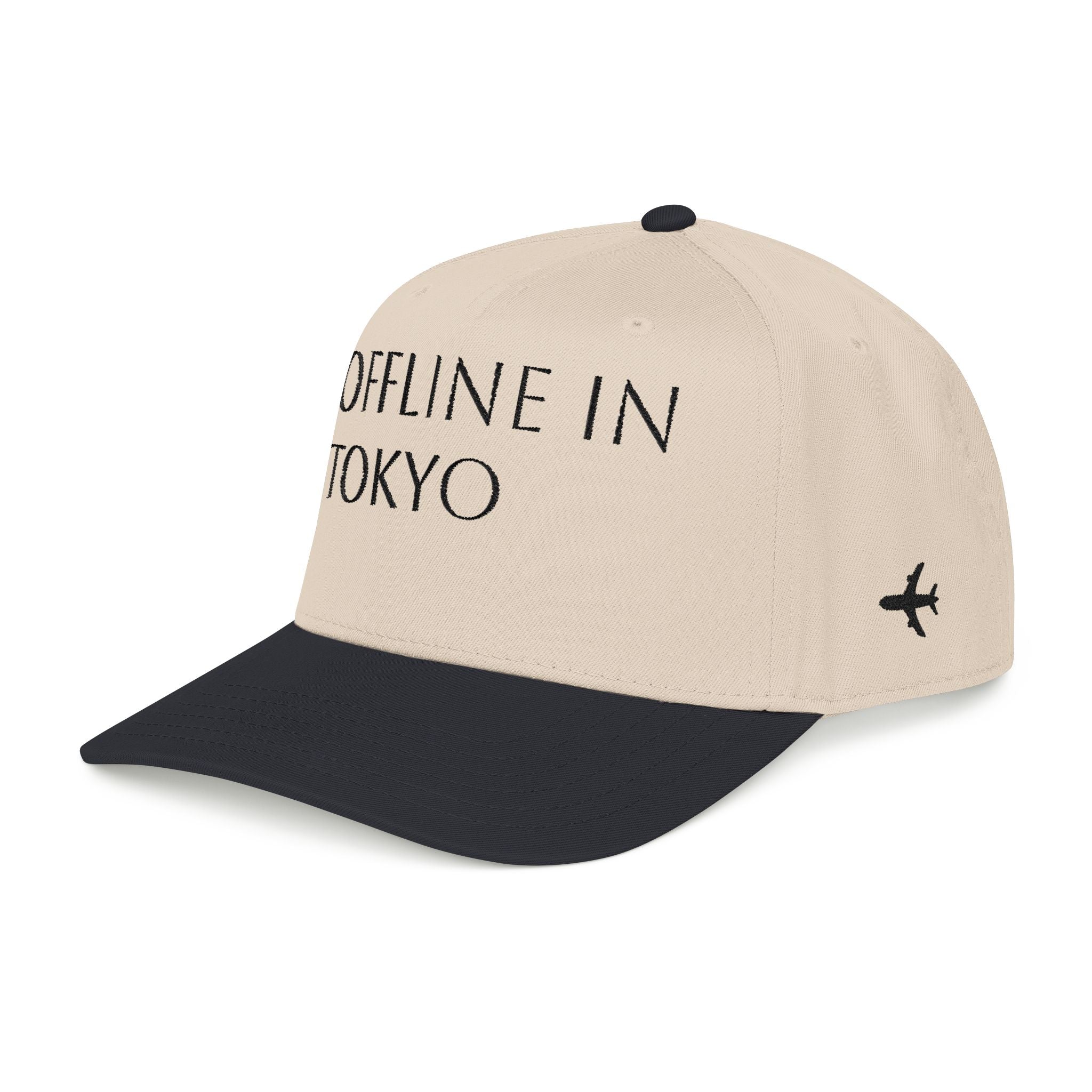OFFLINE IN TOKYO Embroidered baseball Hat for digital nomads