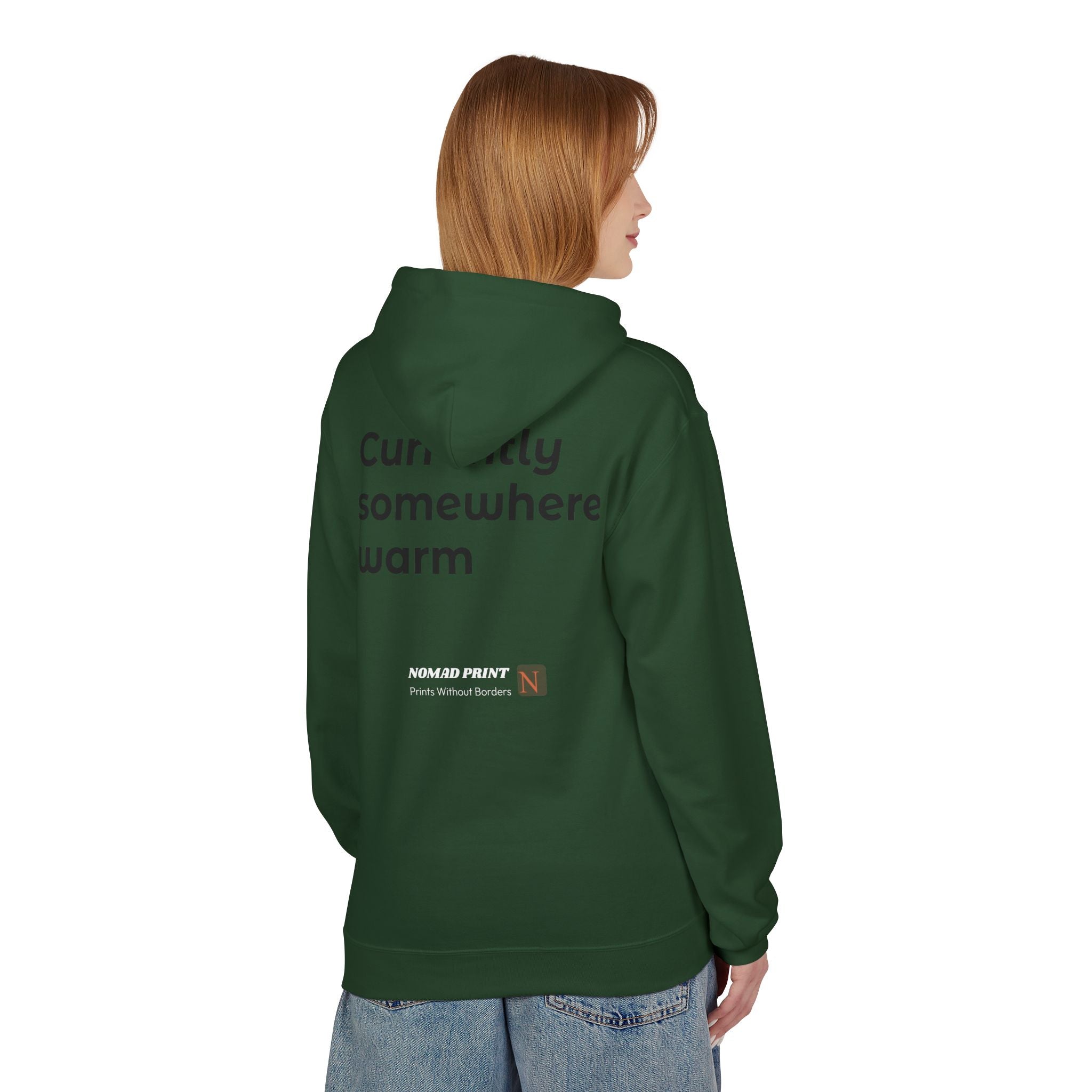 Aloha Adventure Hoodie — "Currently Somewhere Warm" Tropical Graphic Hoodie