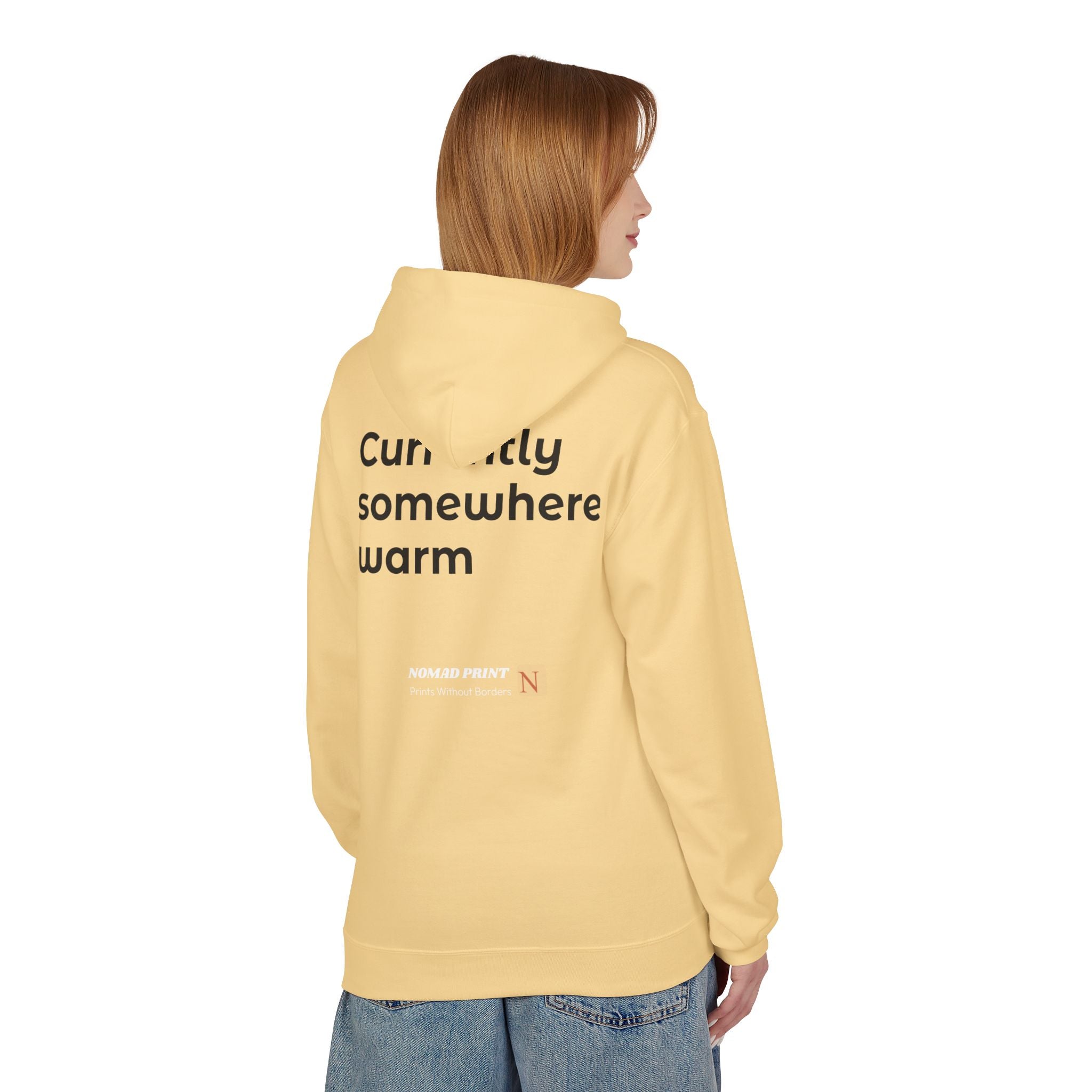 Aloha Adventure Hoodie — "Currently Somewhere Warm" Tropical Graphic Hoodie