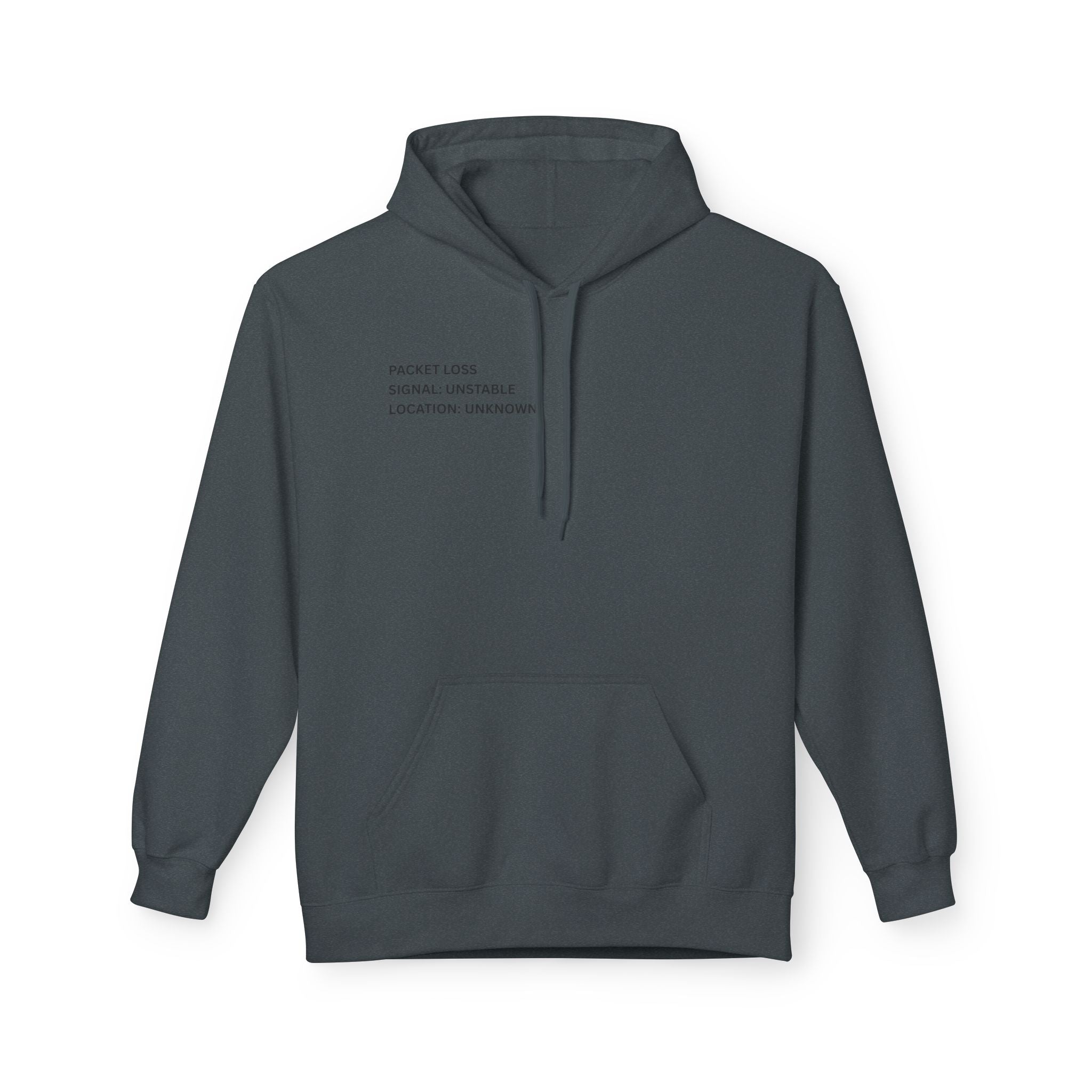 Connected to WiFi, Disconnected from Reality Hoodie – Minimal World Map Tech Travel Pullover