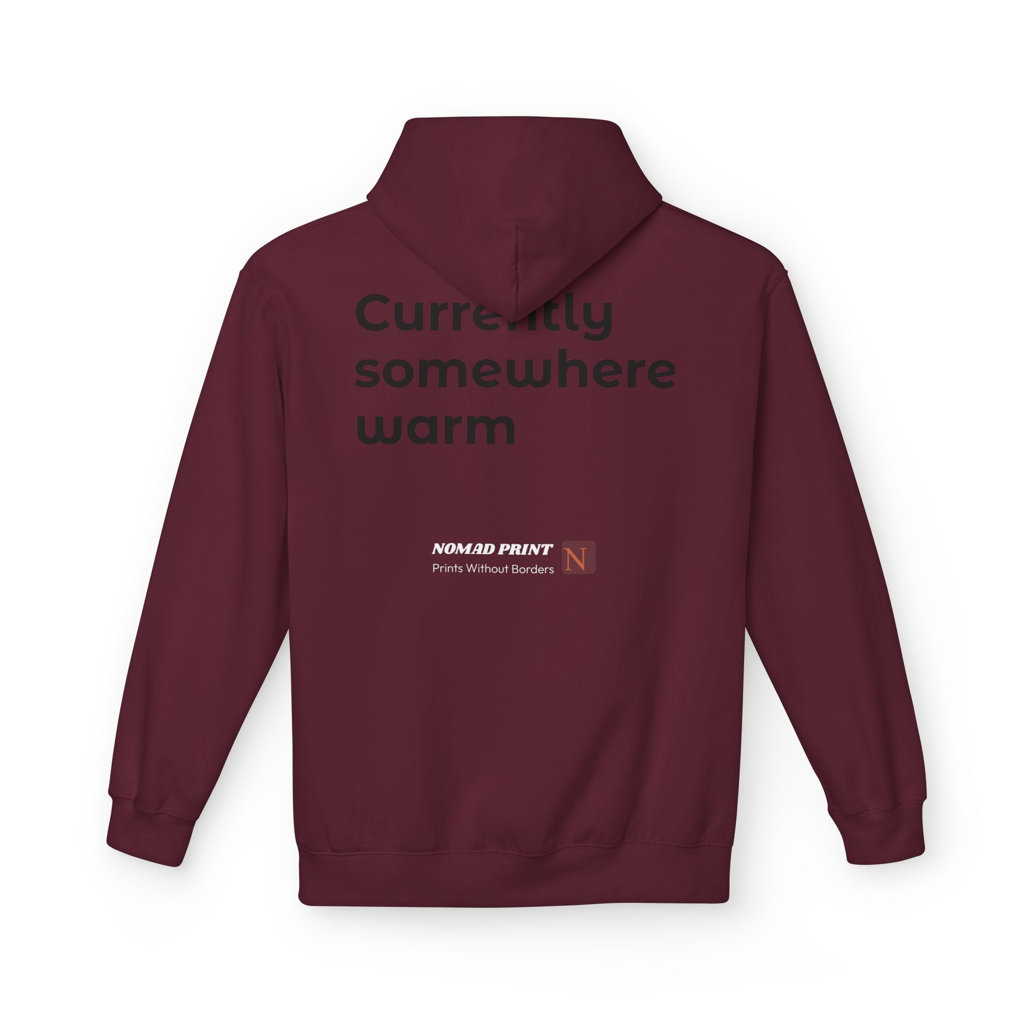 Aloha Adventure Hoodie — "Currently Somewhere Warm" Tropical Graphic Hoodie