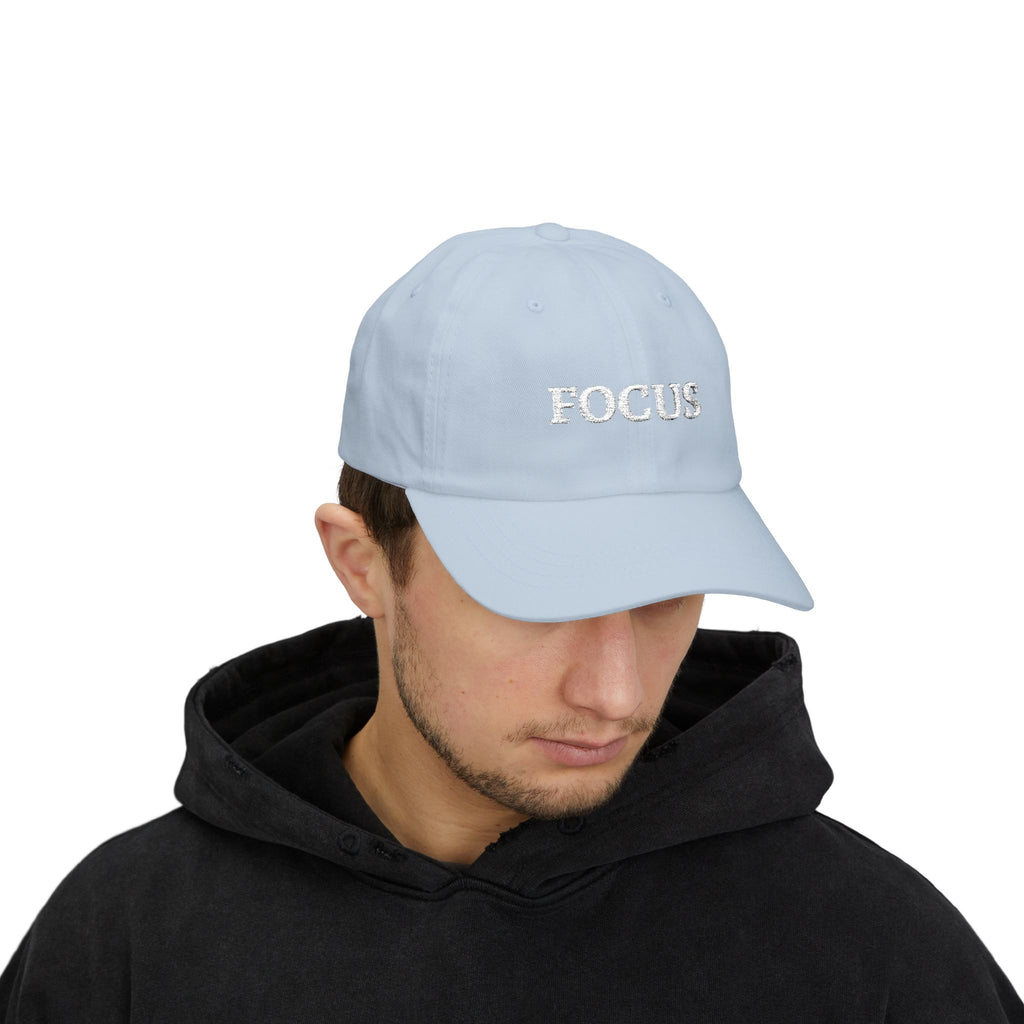 Focus Embroidered — Adjustable Cotton Low-Profile Baseball Hat