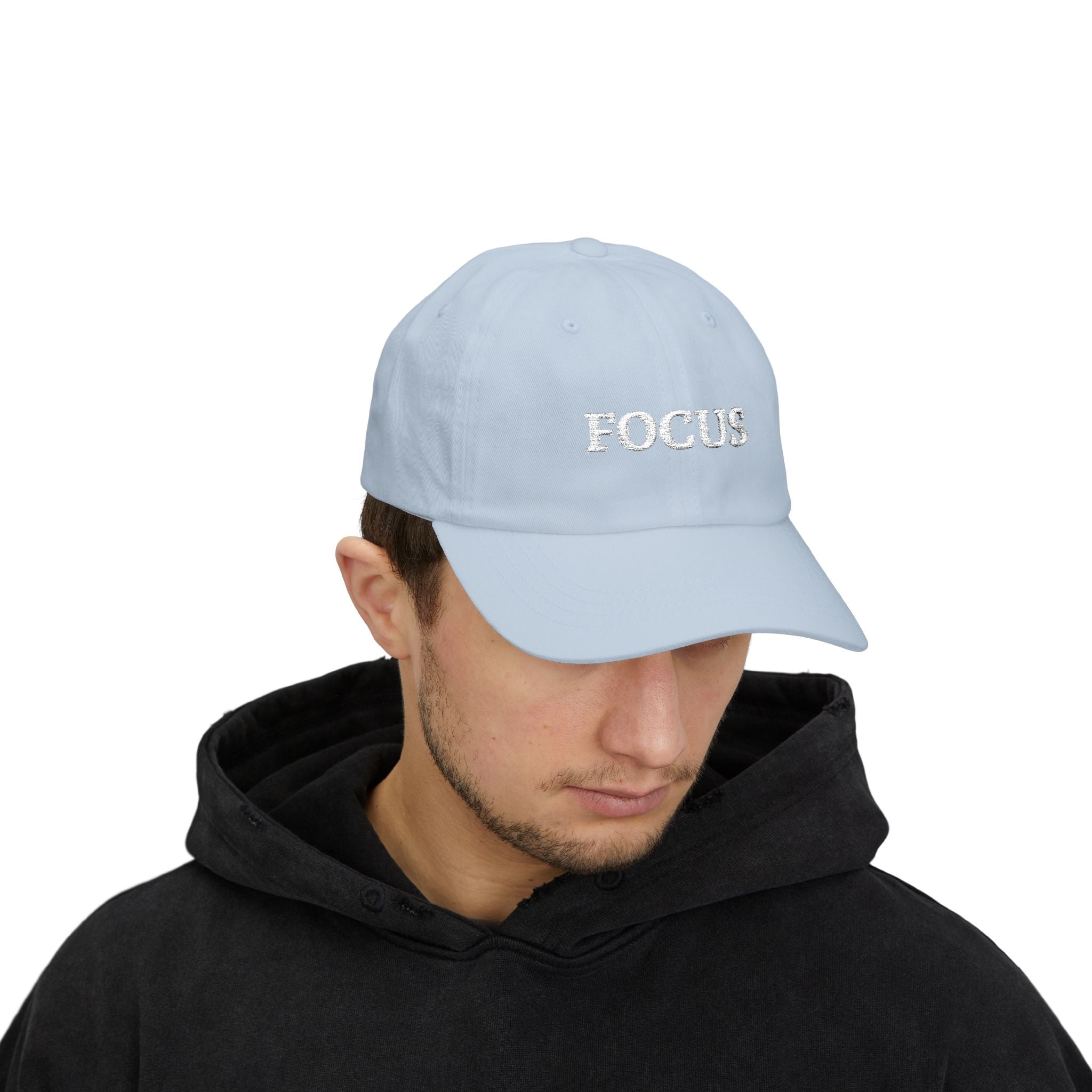 Focus Embroidered — Adjustable Cotton Low-Profile Baseball Hat