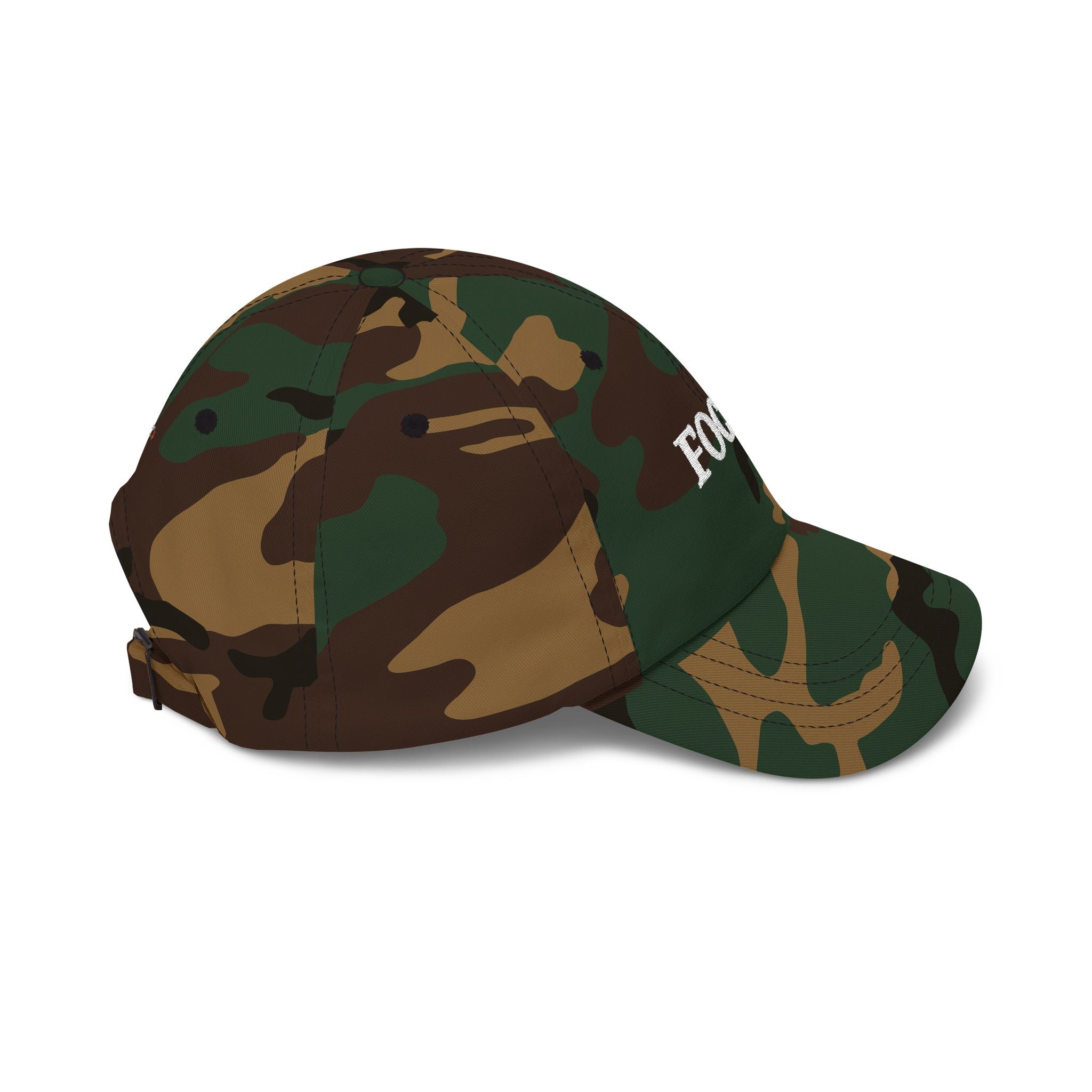 Focus Embroidered — Adjustable Cotton Low-Profile Baseball Hat