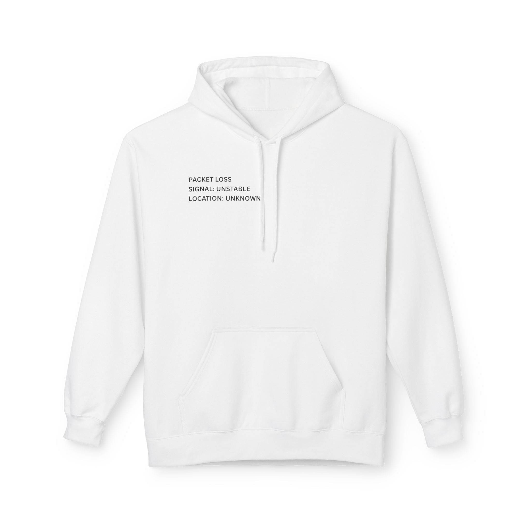 Connected to WiFi, Disconnected from Reality Hoodie – Minimal World Map Tech Travel Pullover