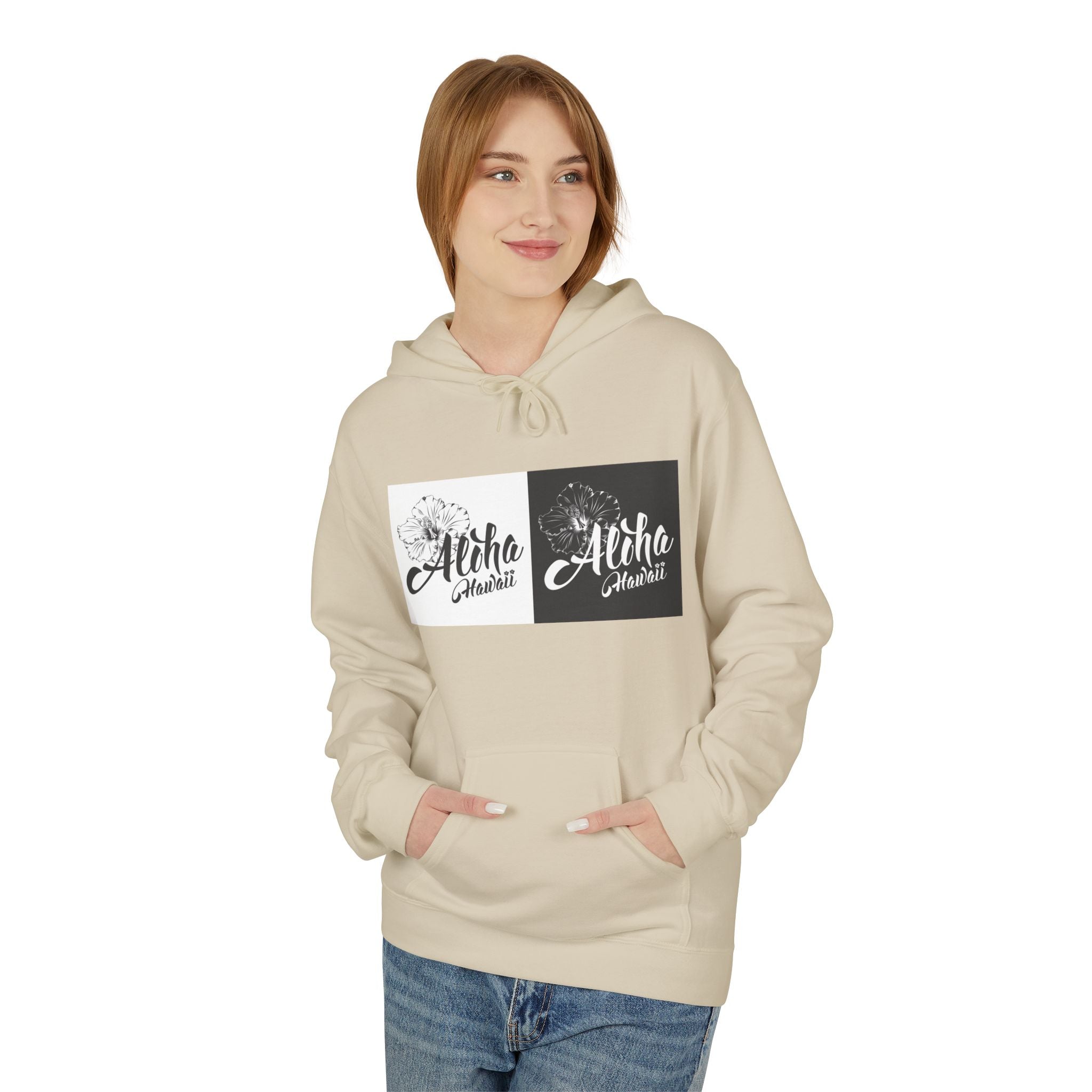 Aloha Adventure Hoodie — "Currently Somewhere Warm" Tropical Graphic Hoodie