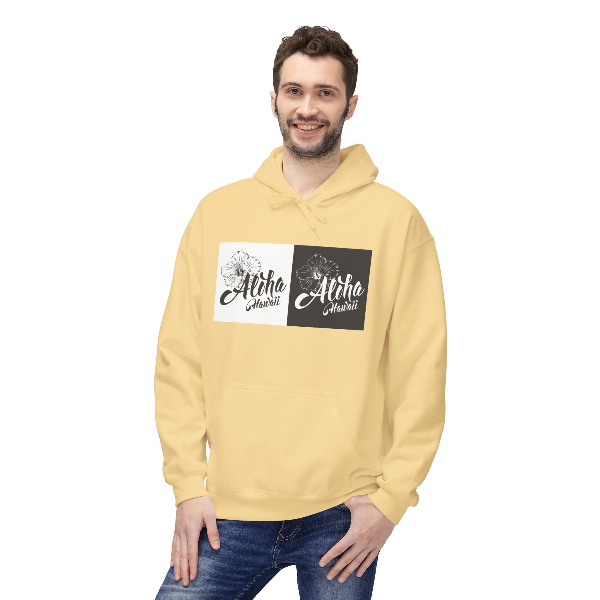 Aloha Adventure Hoodie — "Currently Somewhere Warm" Tropical Graphic Hoodie