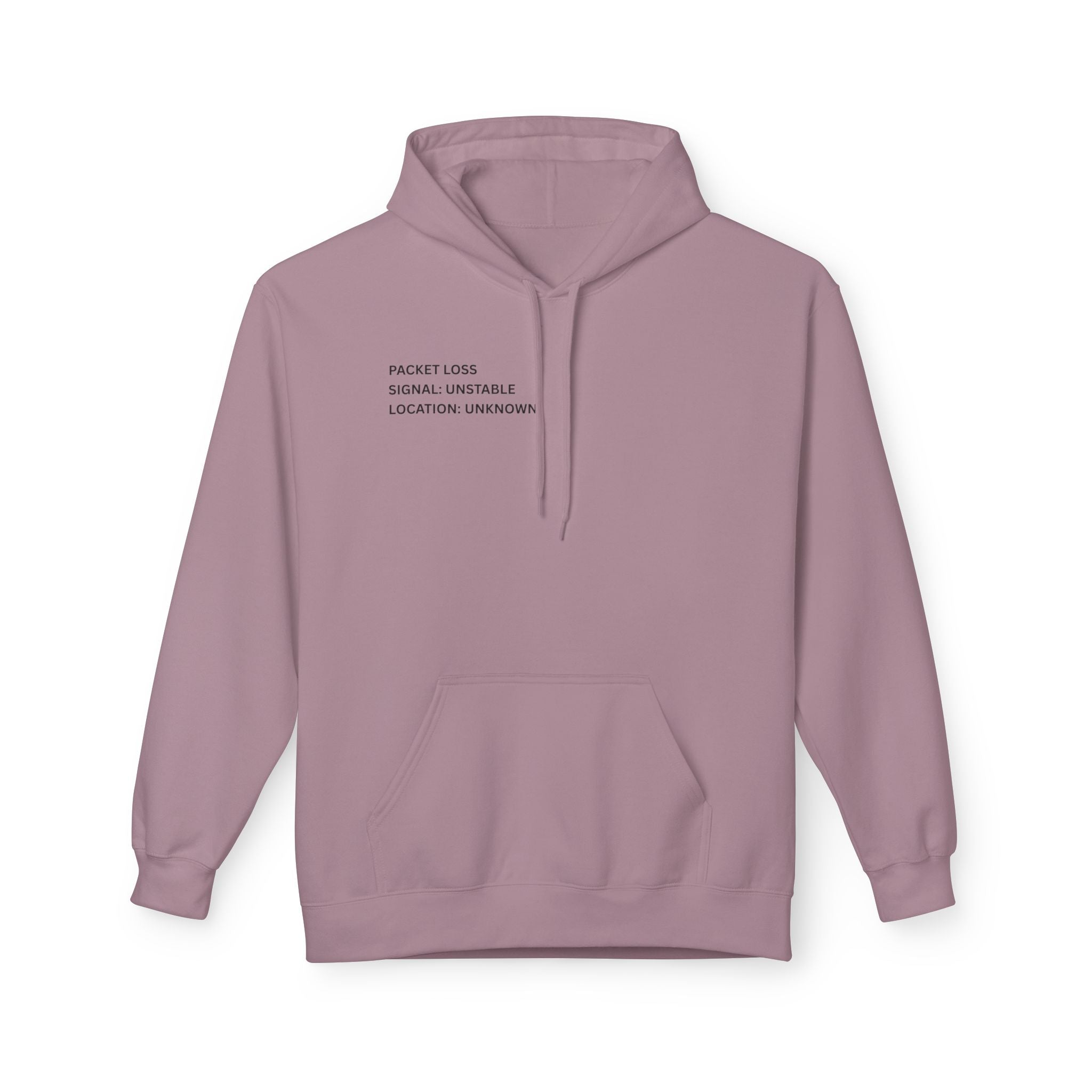 Connected to WiFi, Disconnected from Reality Hoodie – Minimal World Map Tech Travel Pullover
