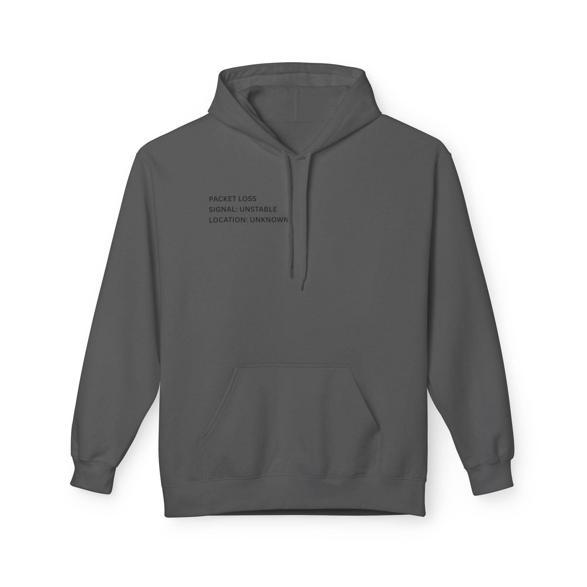 Connected to WiFi, Disconnected from Reality Hoodie – Minimal World Map Tech Travel Pullover