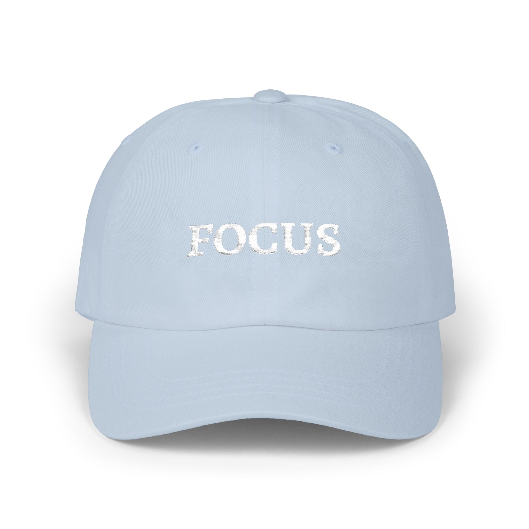 Focus Embroidered — Adjustable Cotton Low-Profile Baseball Hat