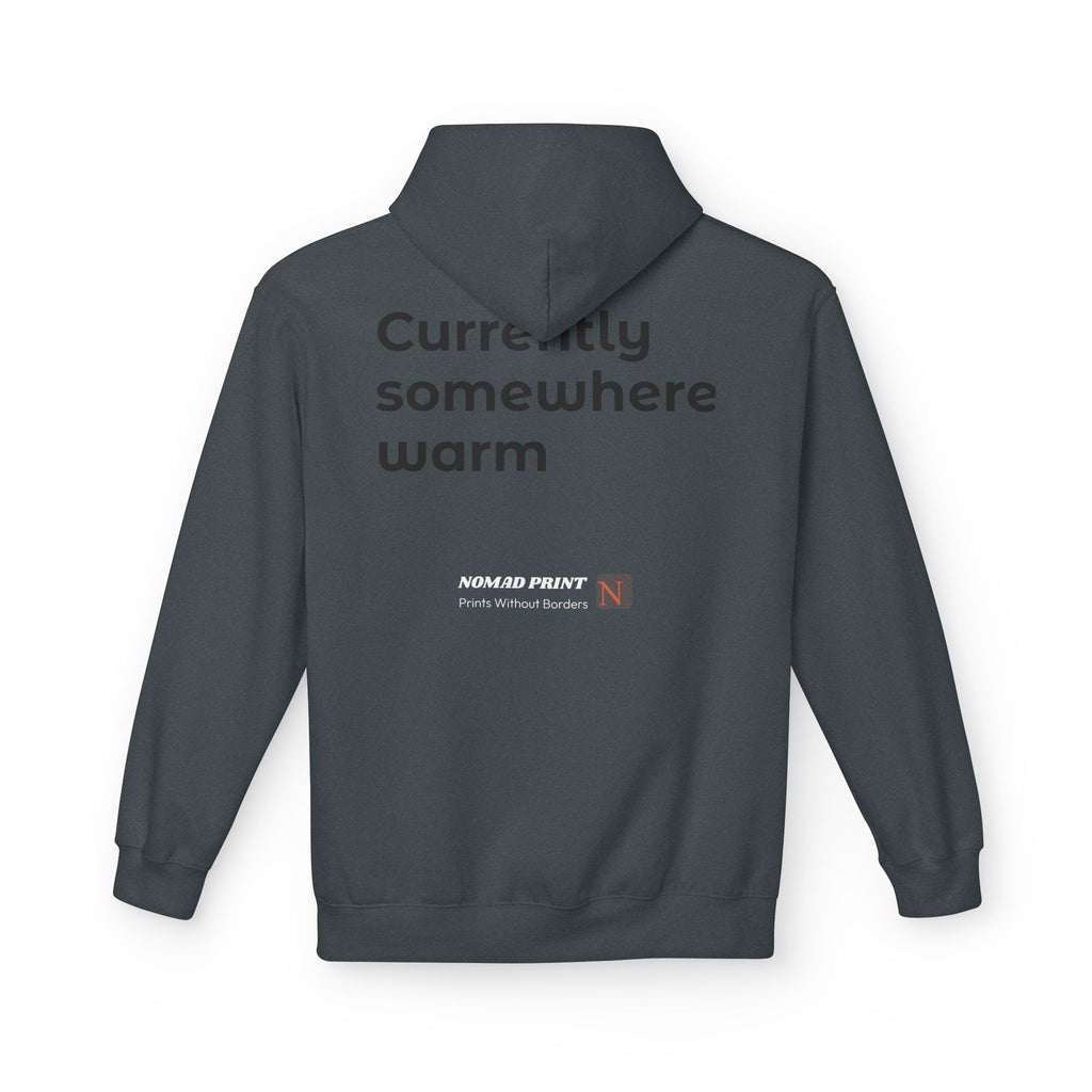 Aloha Adventure Hoodie — "Currently Somewhere Warm" Tropical Graphic Hoodie