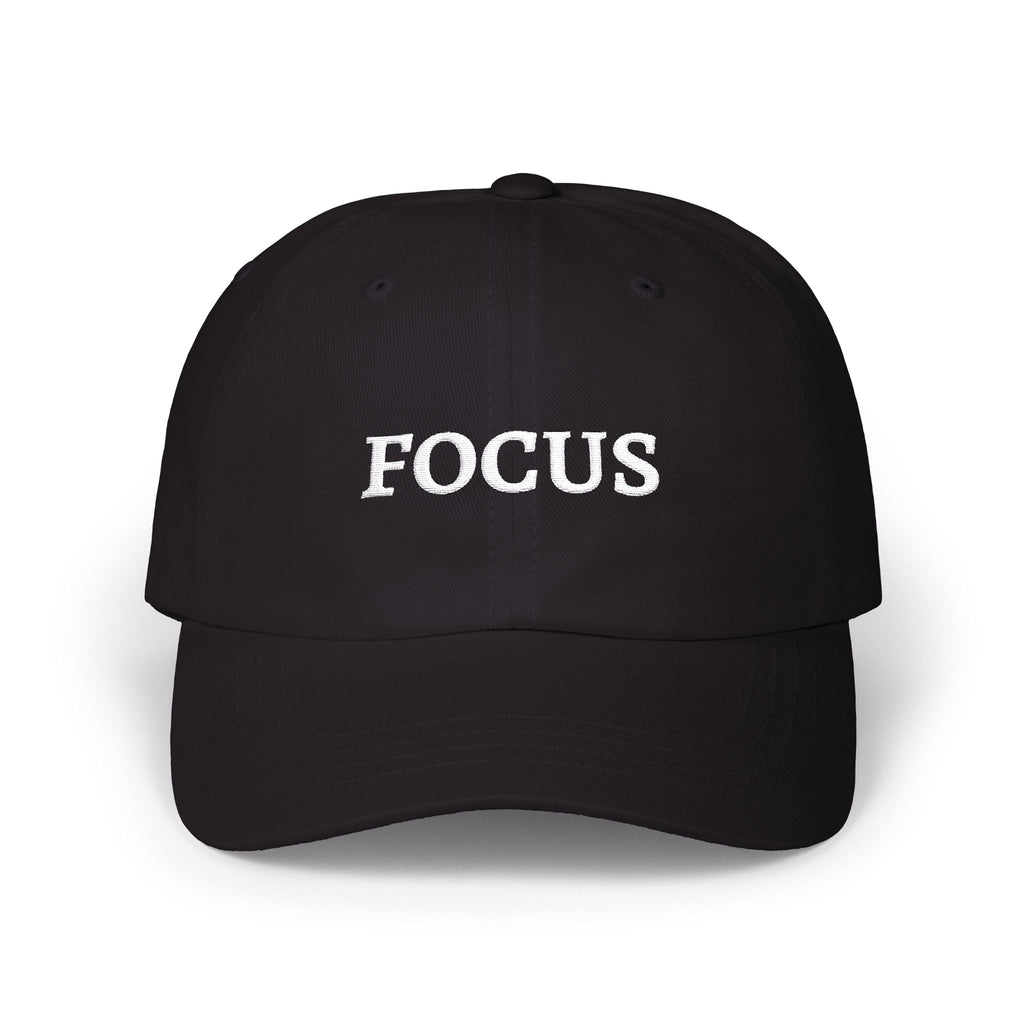 Focus Embroidered — Adjustable Cotton Low-Profile Baseball Hat