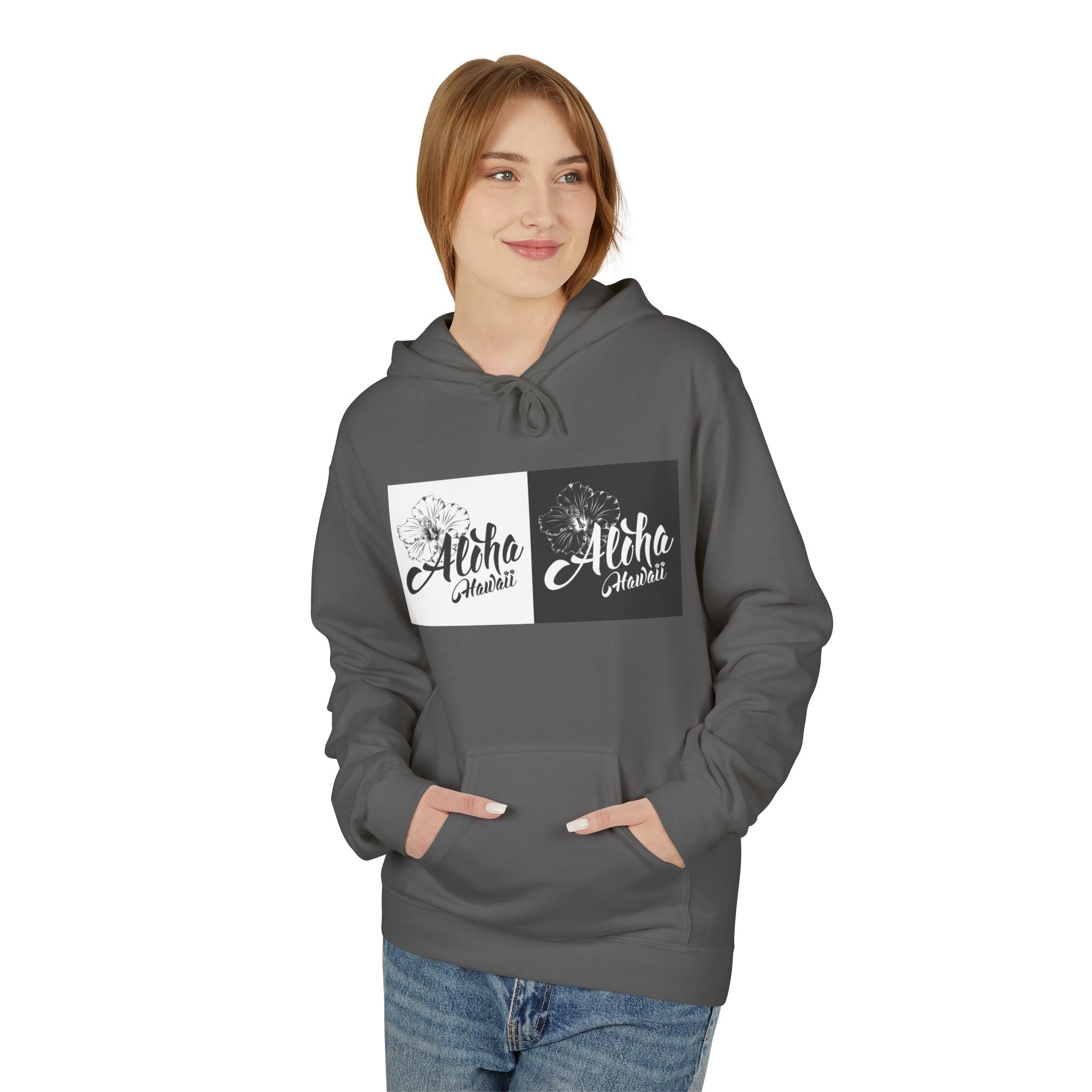Aloha Adventure Hoodie — "Currently Somewhere Warm" Tropical Graphic Hoodie