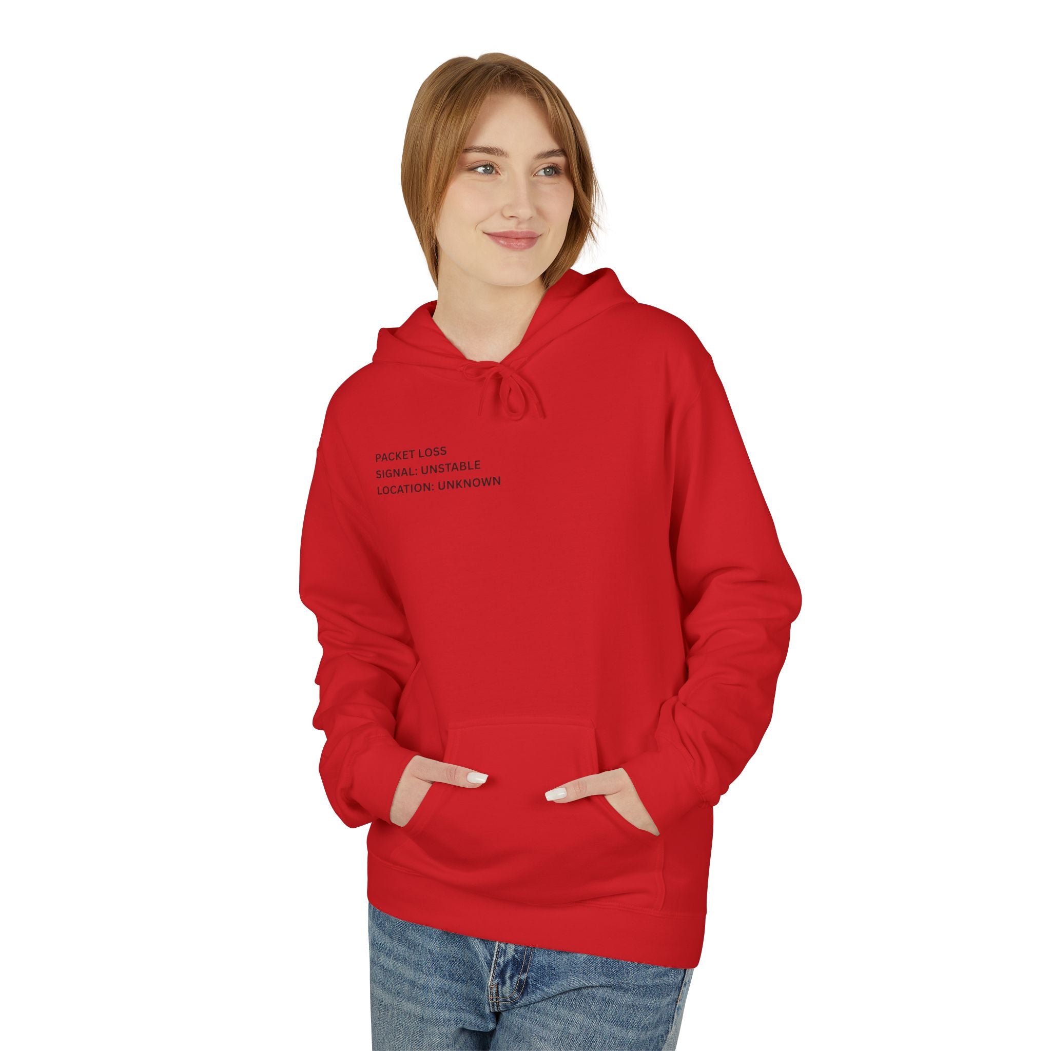 Connected to WiFi, Disconnected from Reality Hoodie – Minimal World Map Tech Travel Pullover