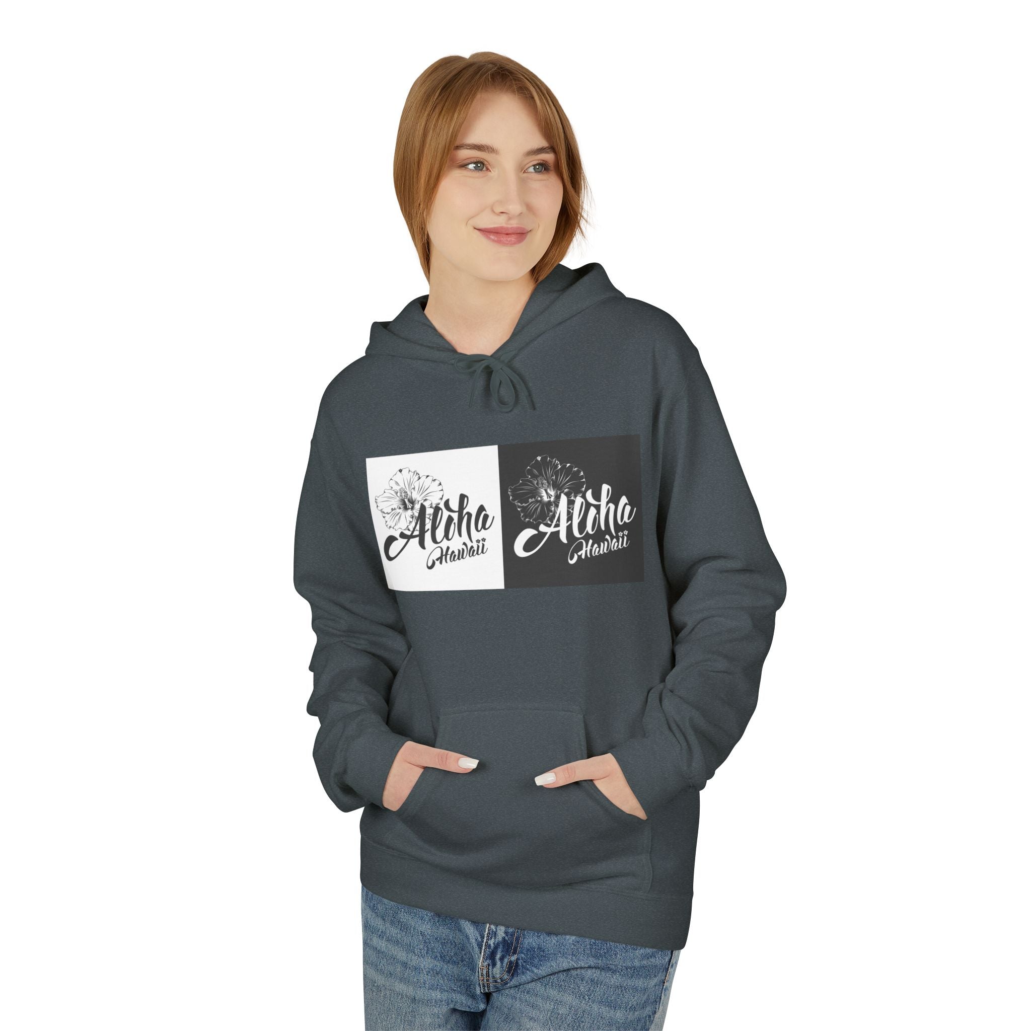 Aloha Adventure Hoodie — "Currently Somewhere Warm" Tropical Graphic Hoodie