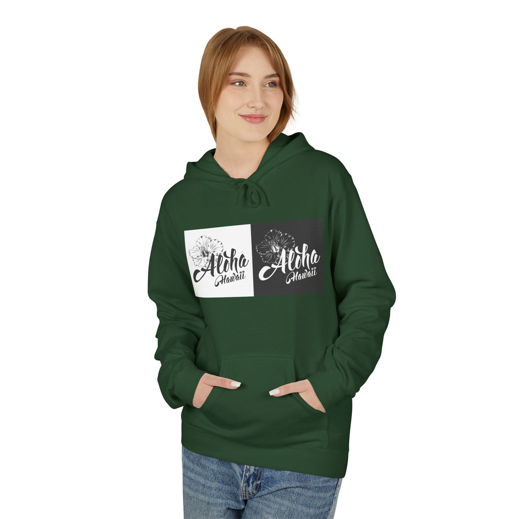 Aloha Adventure Hoodie — "Currently Somewhere Warm" Tropical Graphic Hoodie