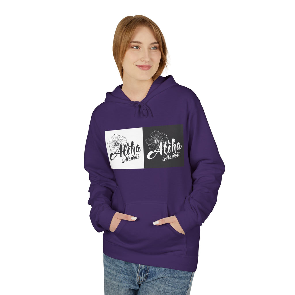 Aloha Adventure Hoodie — "Currently Somewhere Warm" Tropical Graphic Hoodie