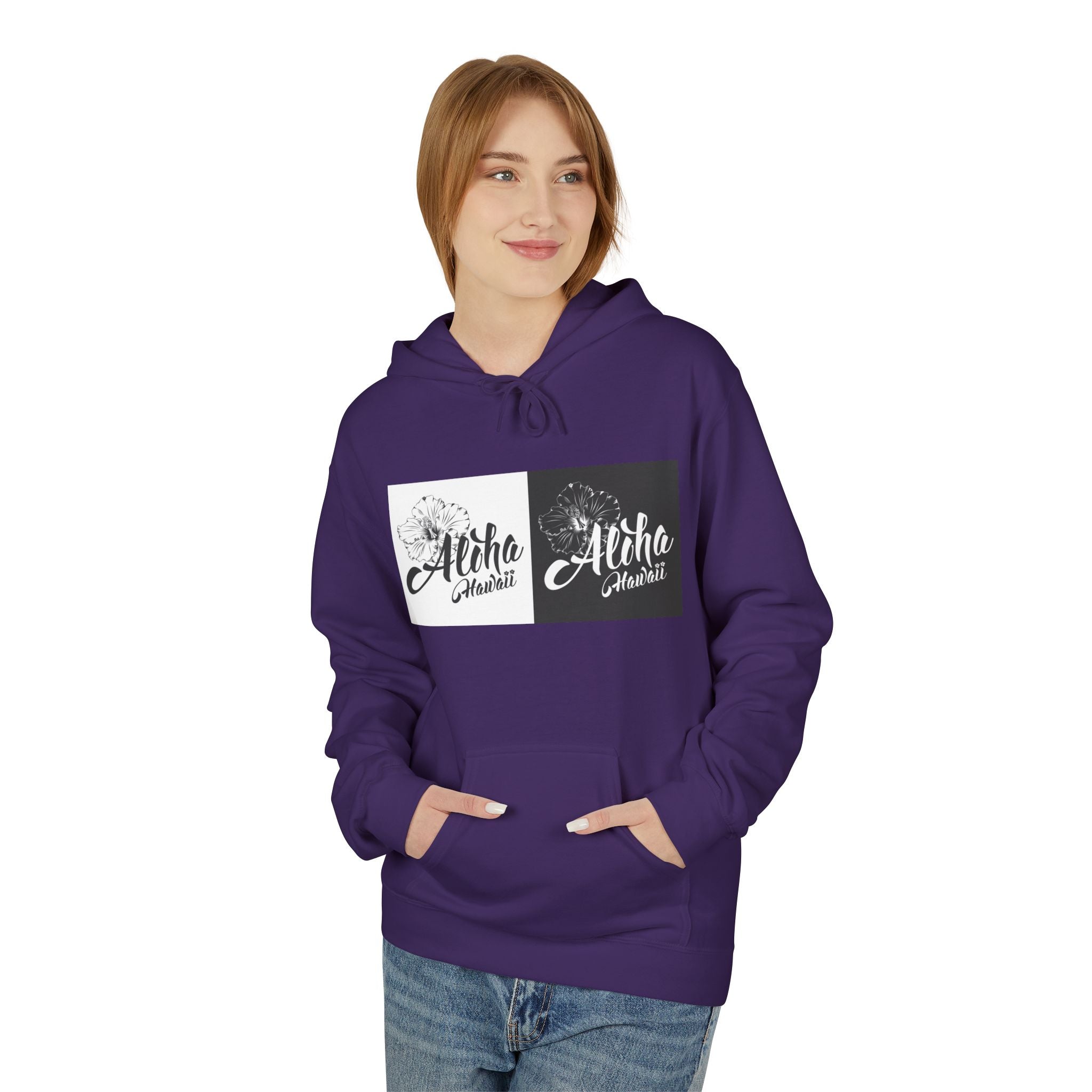 Aloha Adventure Hoodie — "Currently Somewhere Warm" Tropical Graphic Hoodie