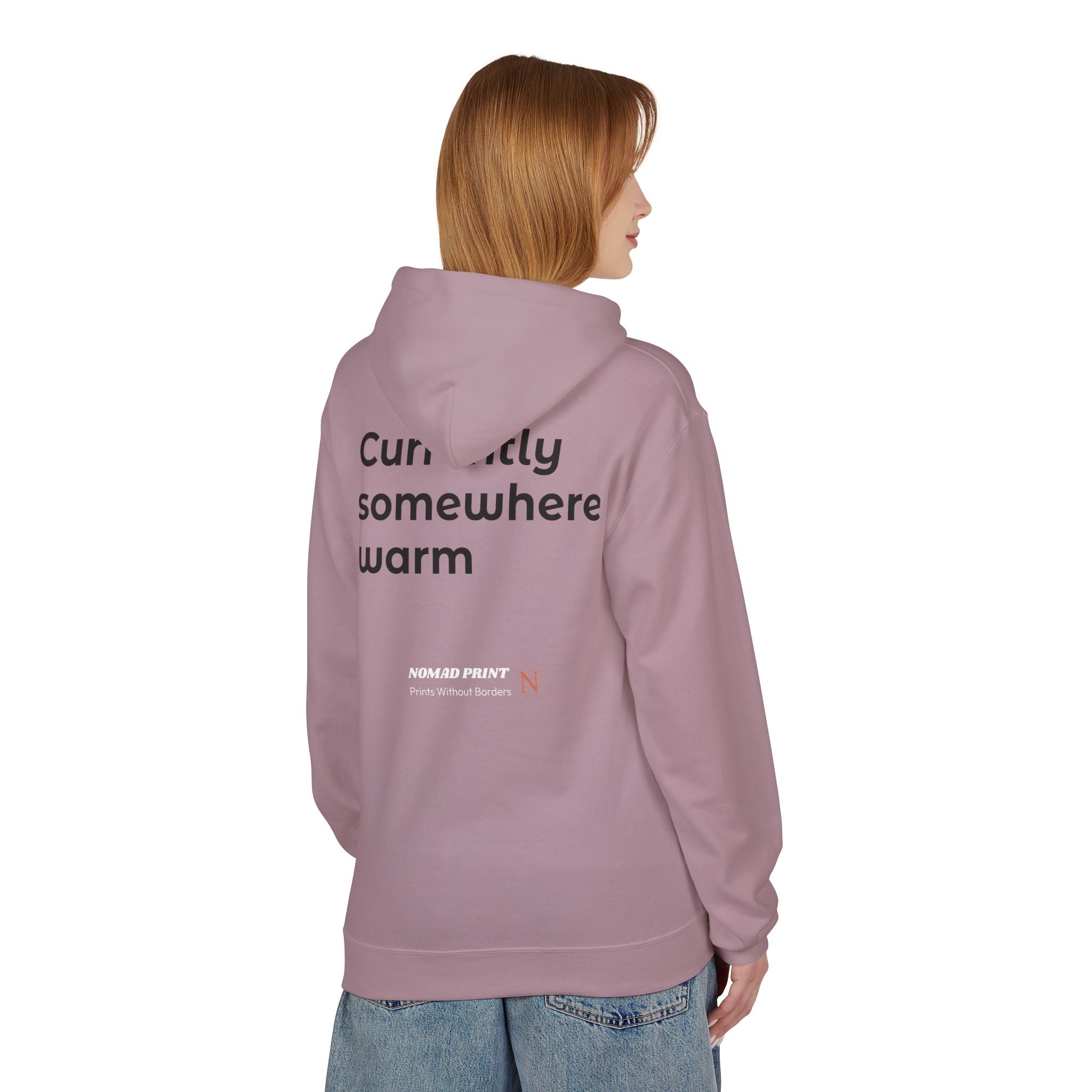 Aloha Adventure Hoodie — "Currently Somewhere Warm" Tropical Graphic Hoodie