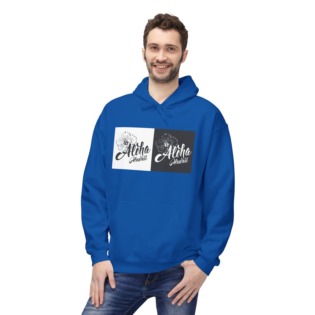 Aloha Adventure Hoodie — "Currently Somewhere Warm" Tropical Graphic Hoodie