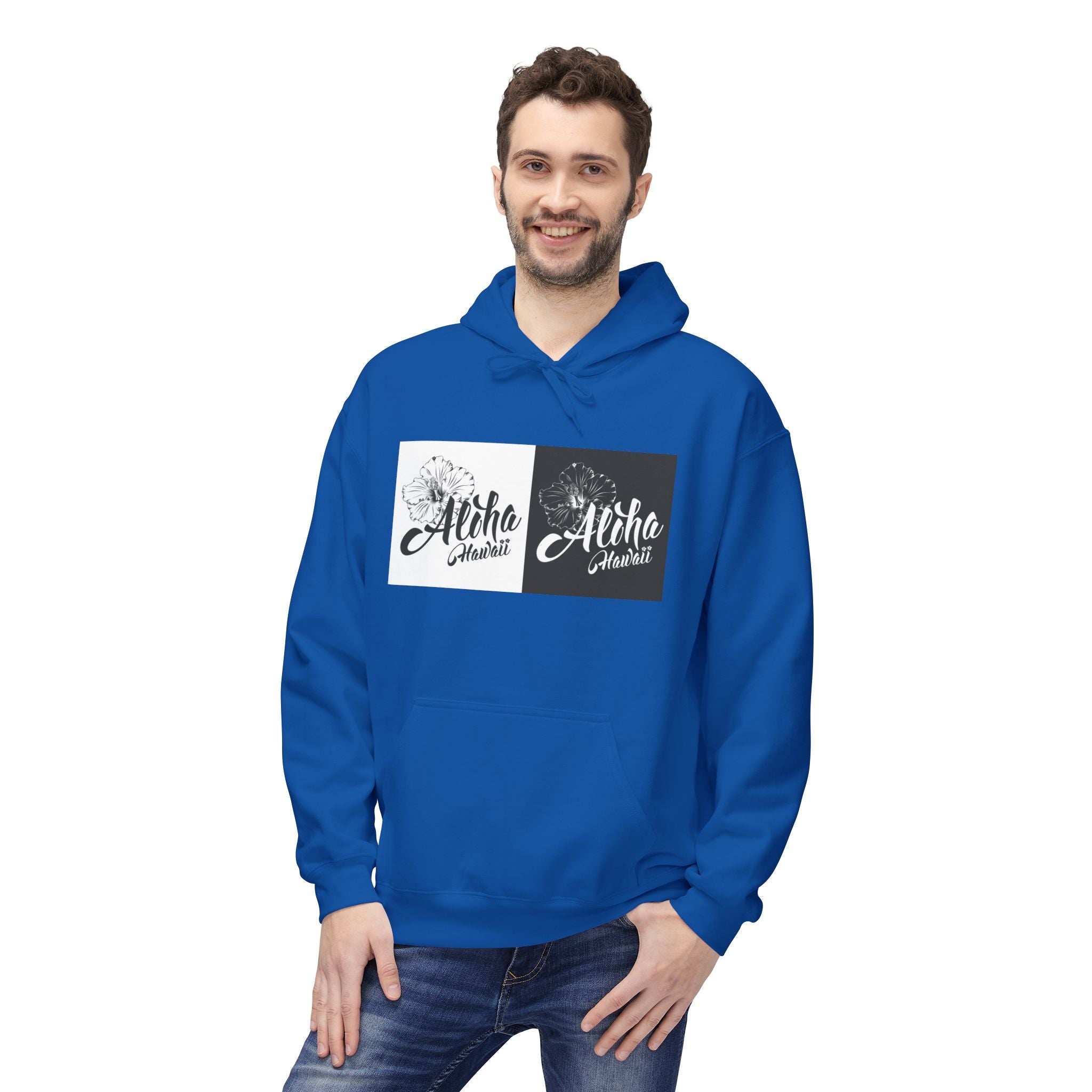 Aloha Adventure Hoodie — "Currently Somewhere Warm" Tropical Graphic Hoodie