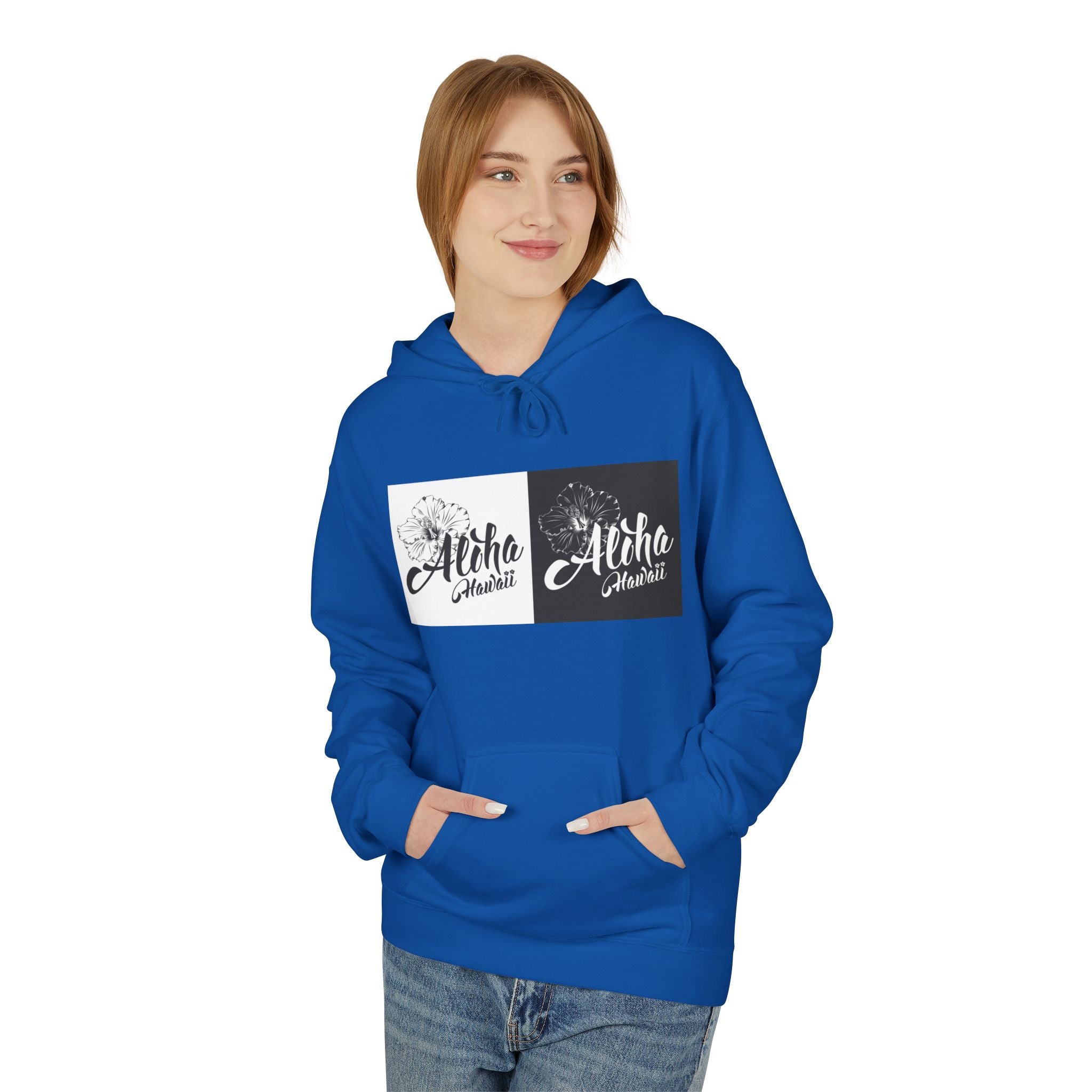 Aloha Adventure Hoodie — "Currently Somewhere Warm" Tropical Graphic Hoodie