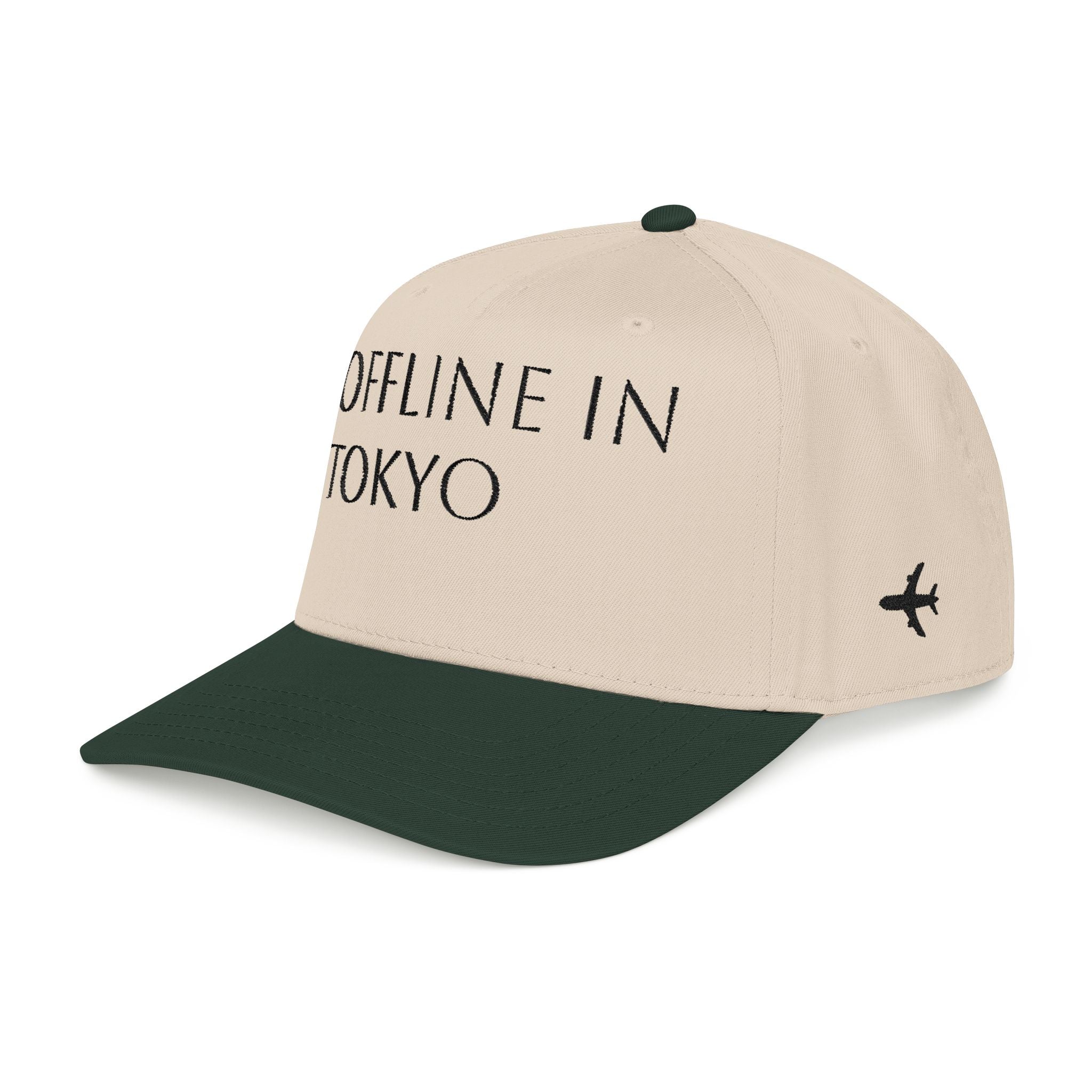 OFFLINE IN TOKYO Embroidered baseball Hat for digital nomads