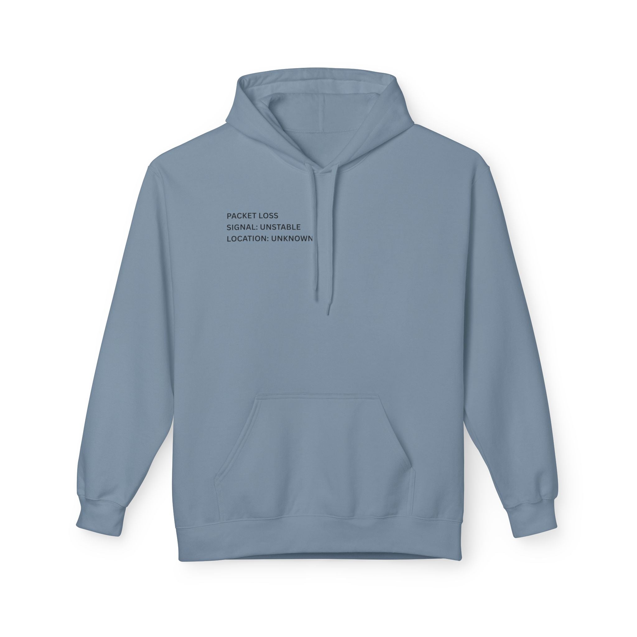 Connected to WiFi, Disconnected from Reality Hoodie – Minimal World Map Tech Travel Pullover