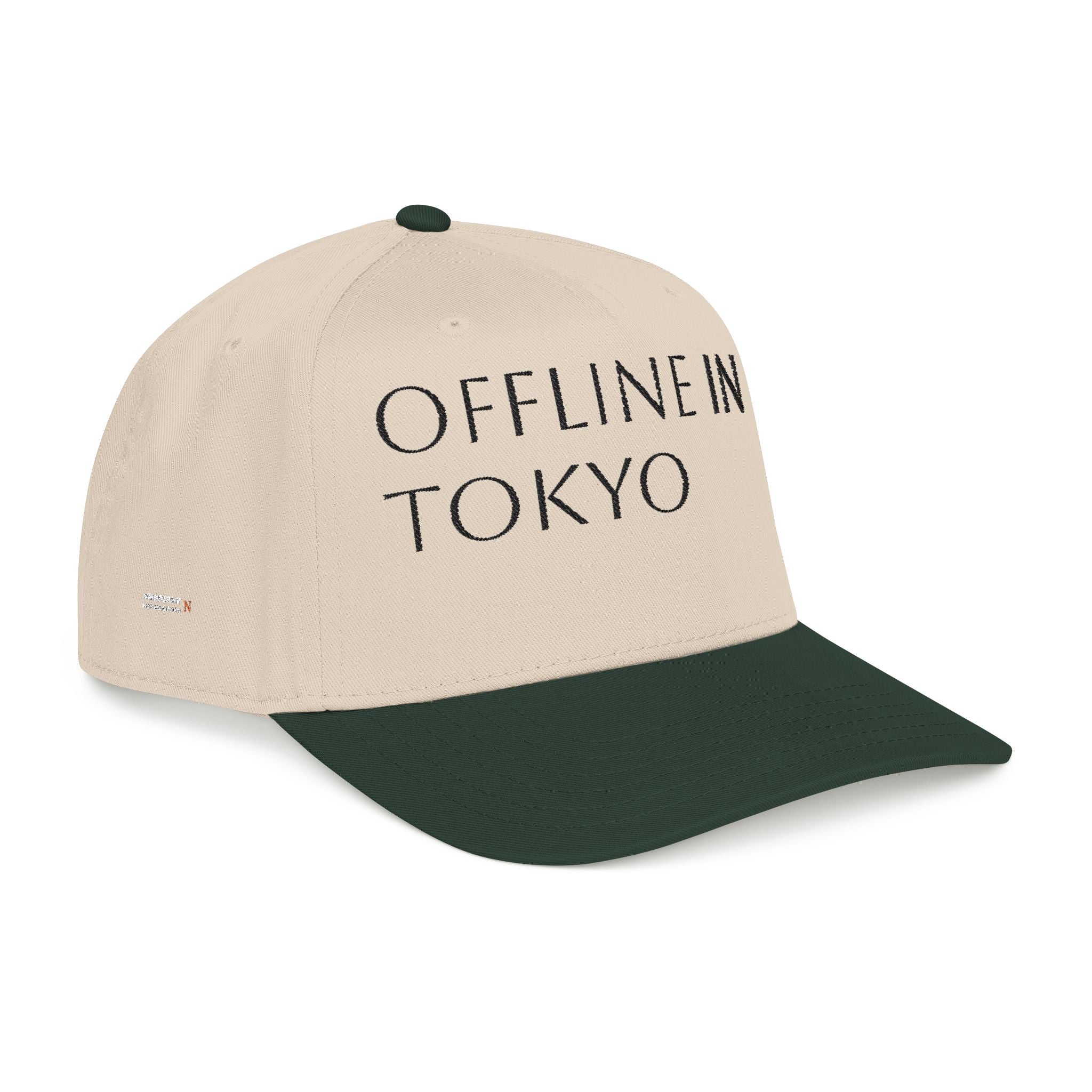 OFFLINE IN TOKYO Embroidered baseball Hat for digital nomads