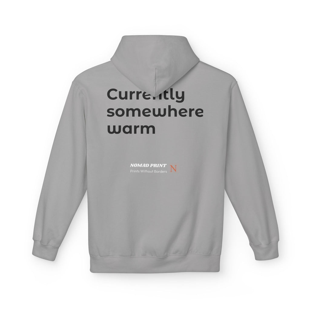 Aloha Adventure Hoodie — "Currently Somewhere Warm" Tropical Graphic Hoodie