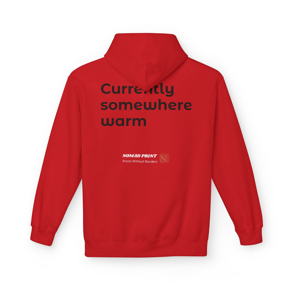 Aloha Adventure Hoodie — "Currently Somewhere Warm" Tropical Graphic Hoodie