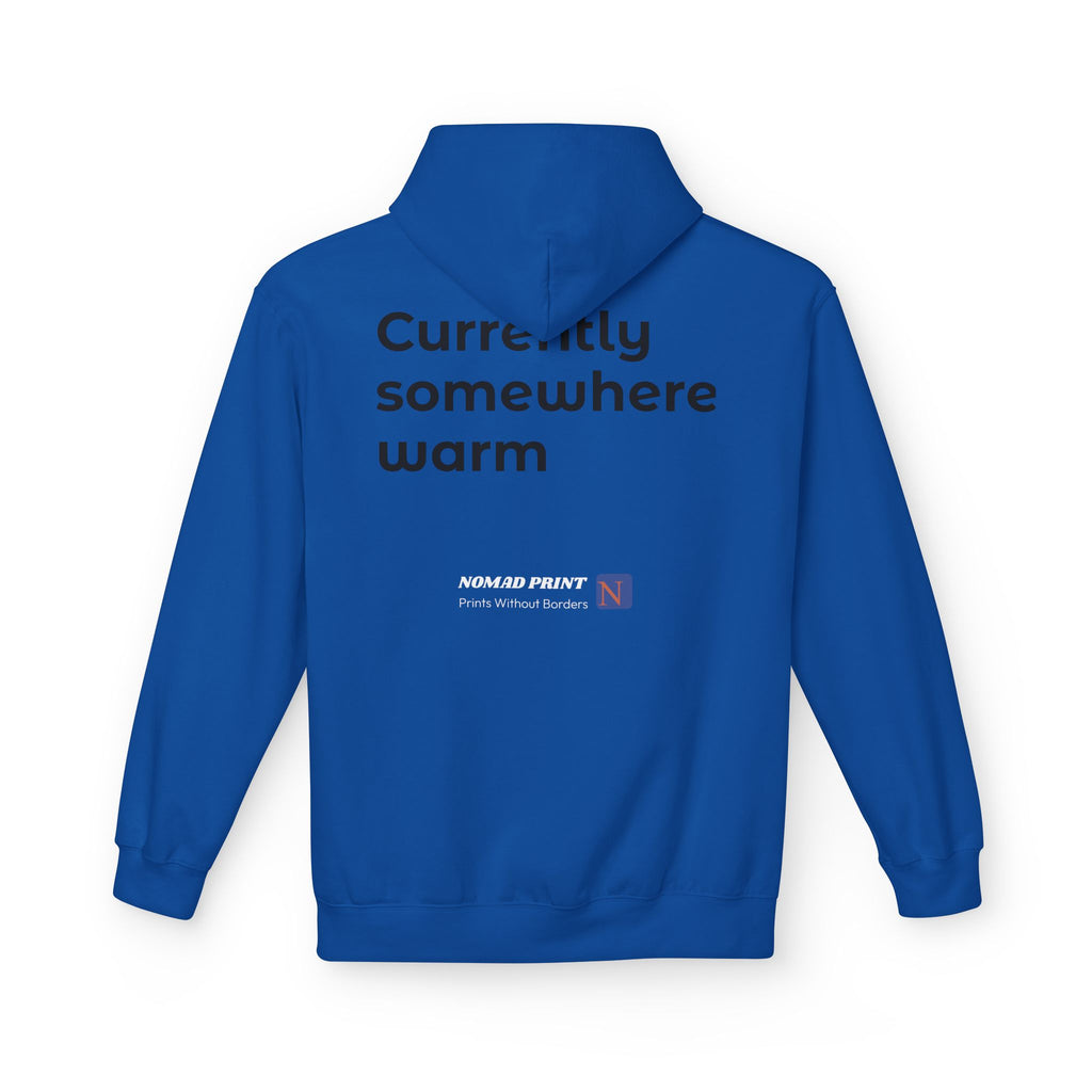 Aloha Adventure Hoodie — "Currently Somewhere Warm" Tropical Graphic Hoodie