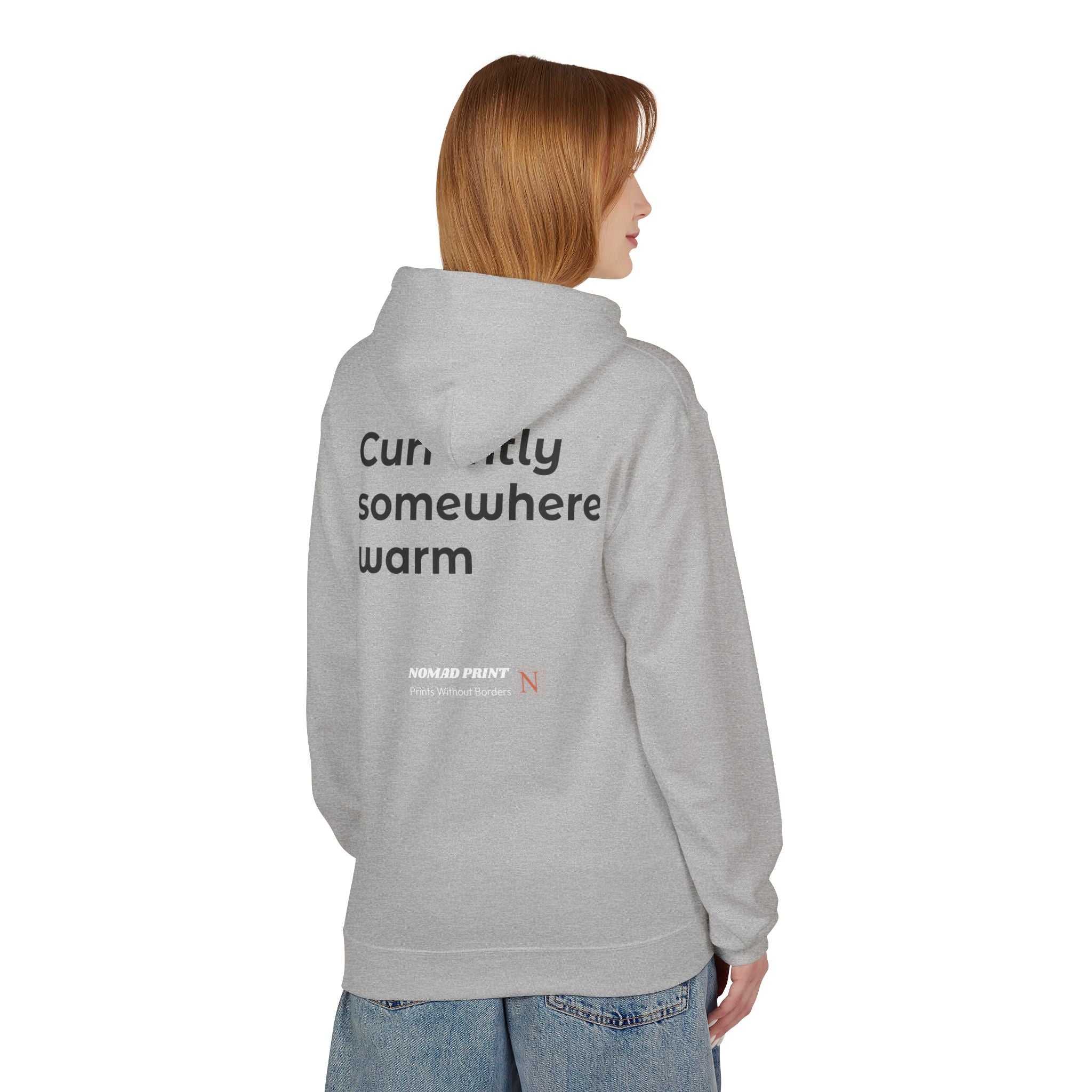 Aloha Adventure Hoodie — "Currently Somewhere Warm" Tropical Graphic Hoodie
