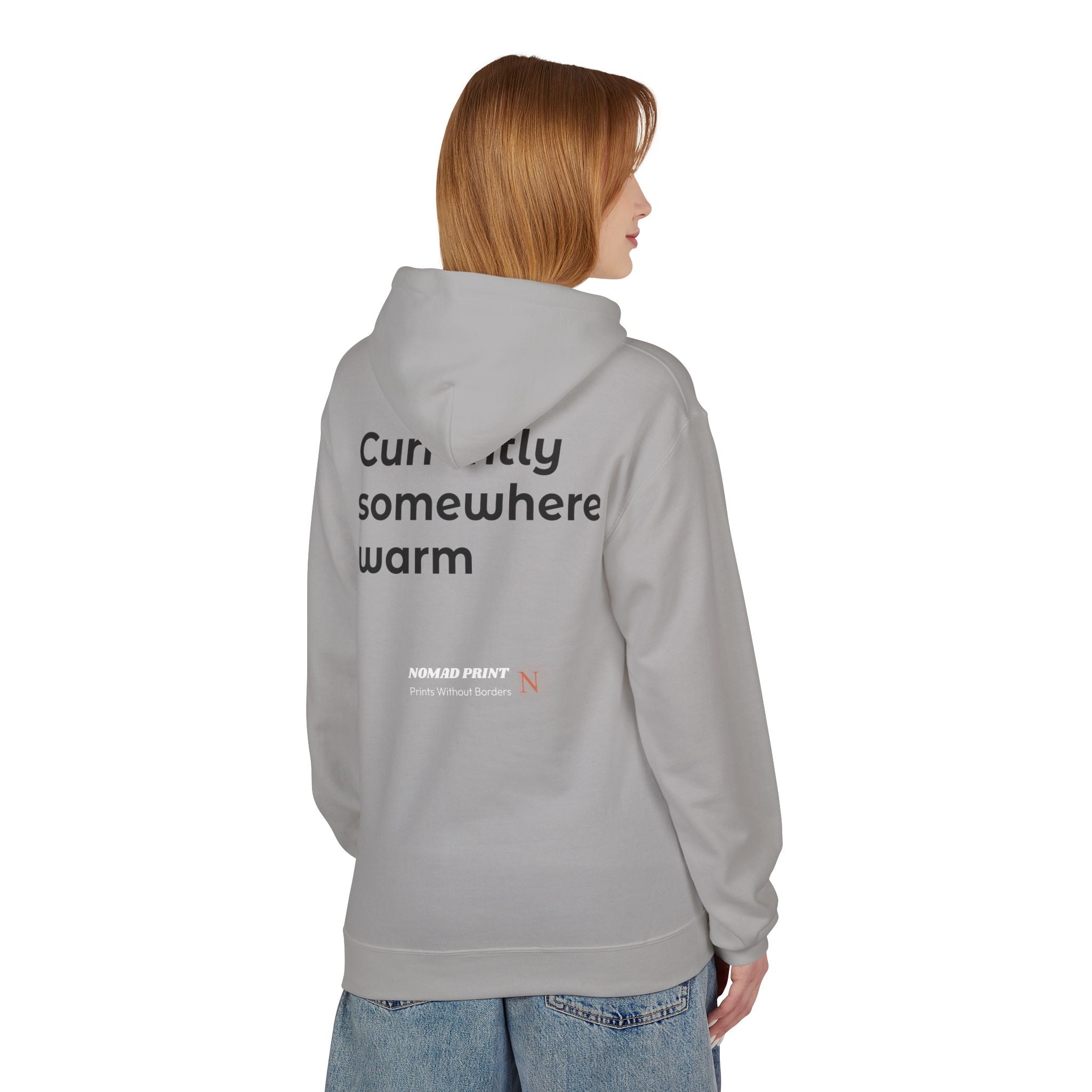 Aloha Adventure Hoodie — "Currently Somewhere Warm" Tropical Graphic Hoodie