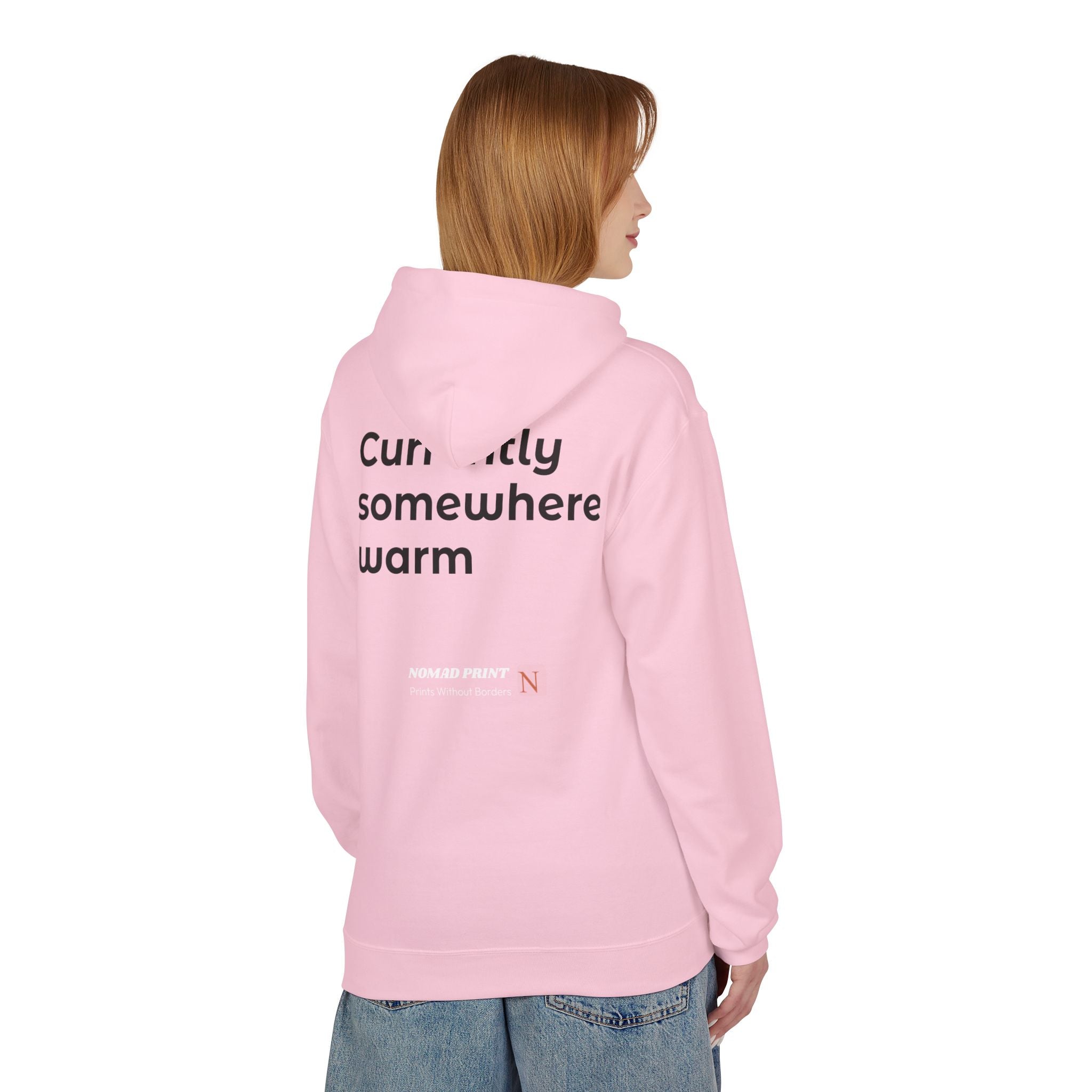 Aloha Adventure Hoodie — "Currently Somewhere Warm" Tropical Graphic Hoodie