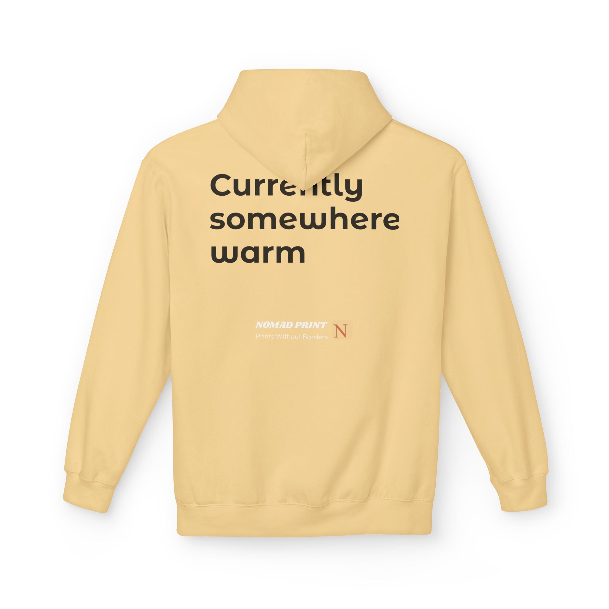 Aloha Adventure Hoodie — "Currently Somewhere Warm" Tropical Graphic Hoodie