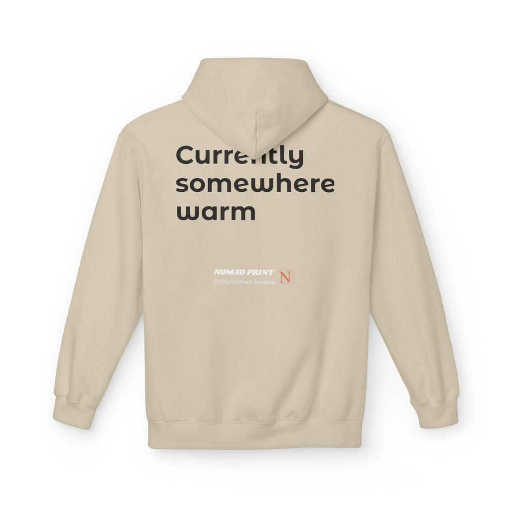 Aloha Adventure Hoodie — "Currently Somewhere Warm" Tropical Graphic Hoodie