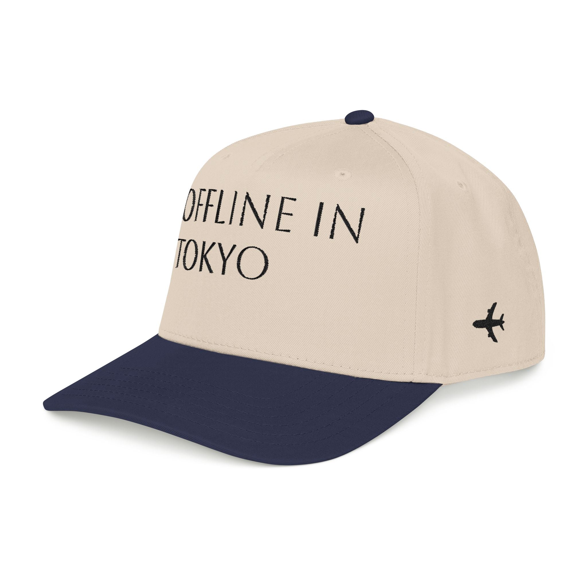 OFFLINE IN TOKYO Embroidered baseball Hat for digital nomads