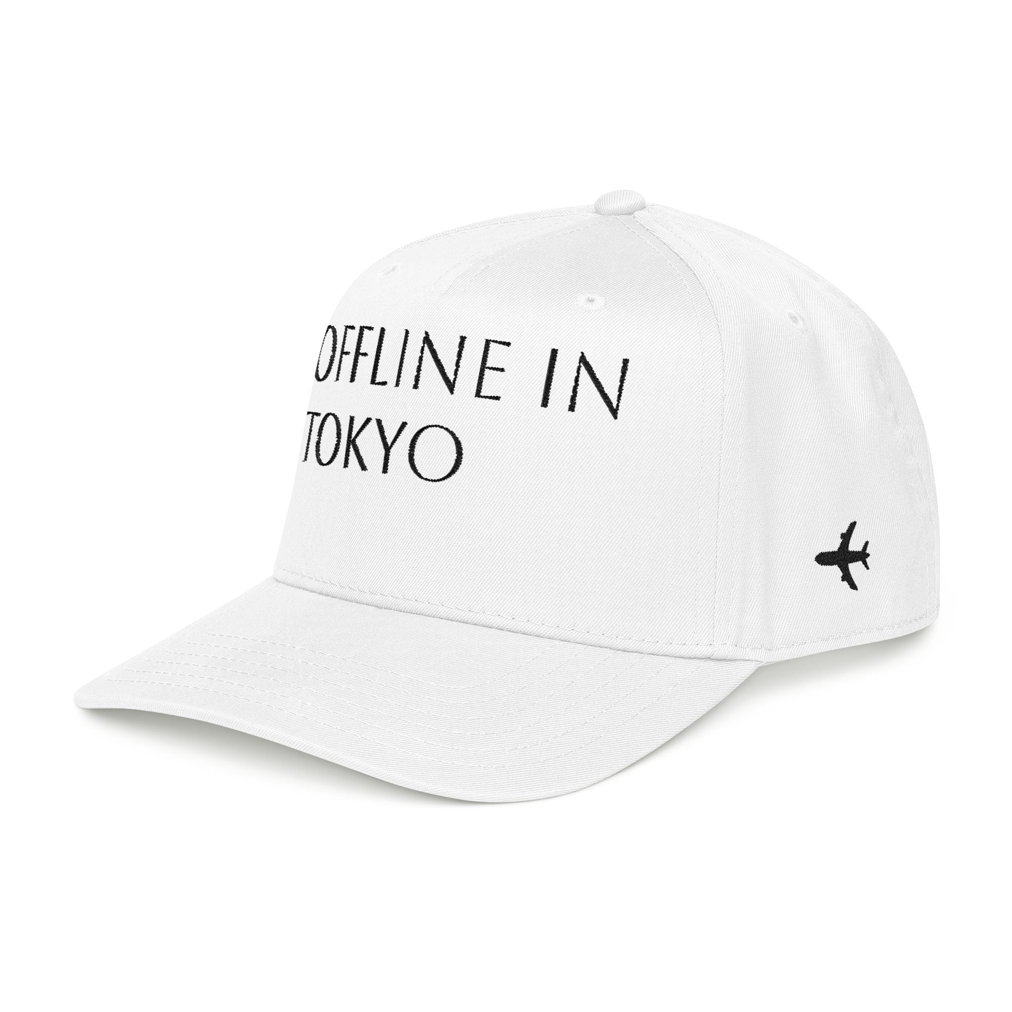 OFFLINE IN TOKYO Embroidered baseball Hat for digital nomads